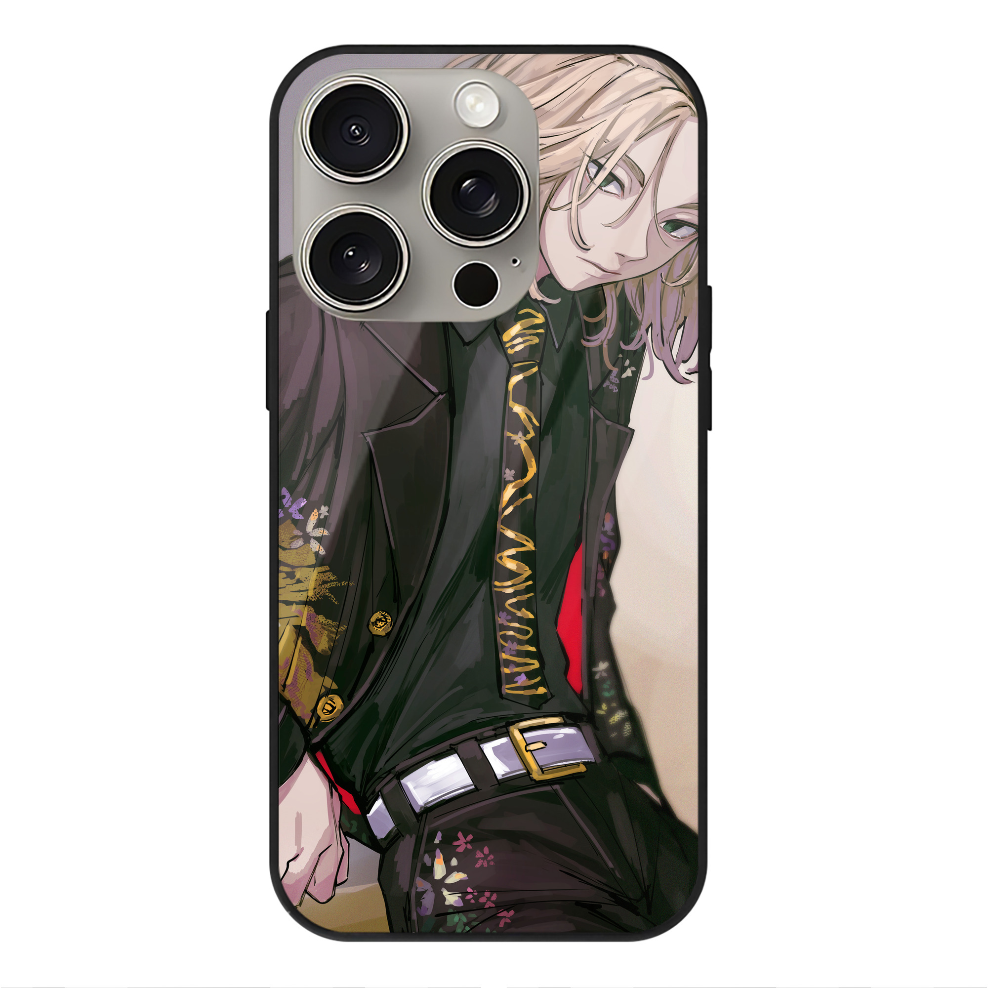 （画像用） 東京リベンジャーズ Tokyo Revengers 【iPhone15Pro対応】スマホケース 耐衝撃＆黄変防止 背面ガラス