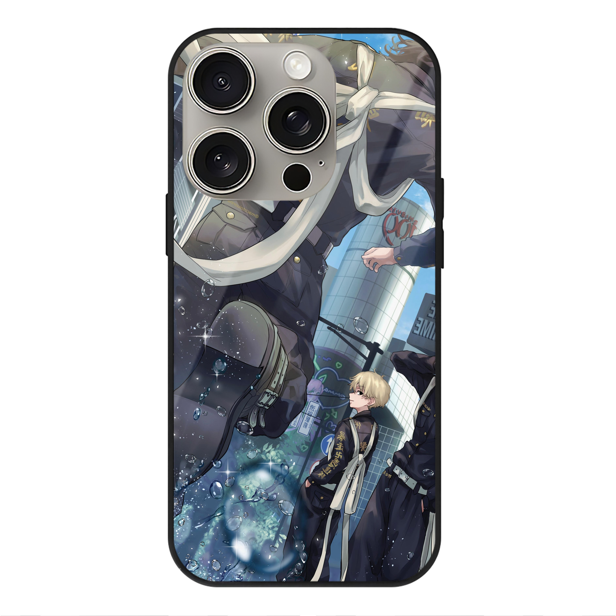 （画像用） 東京リベンジャーズ Tokyo Revengers 【iPhone15Pro対応】スマホケース 耐衝撃＆黄変防止 背面ガラス