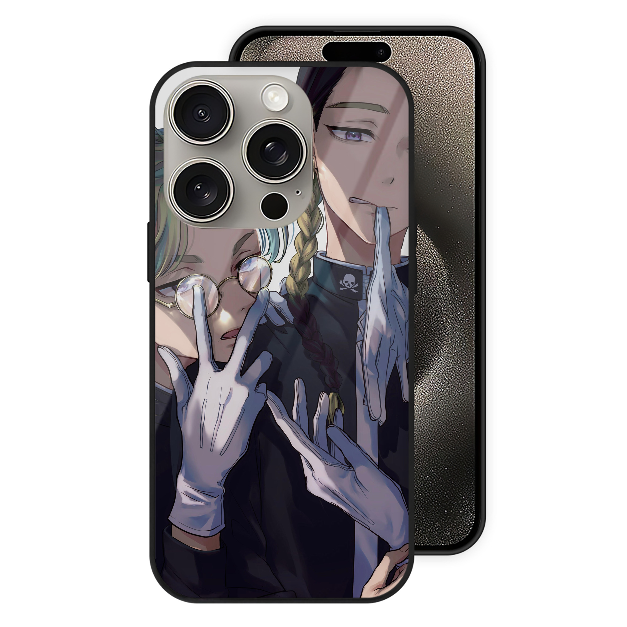 （画像用） 東京リベンジャーズ Tokyo Revengers 【iPhone15Pro対応】スマホケース 耐衝撃＆黄変防止 背面ガラス
