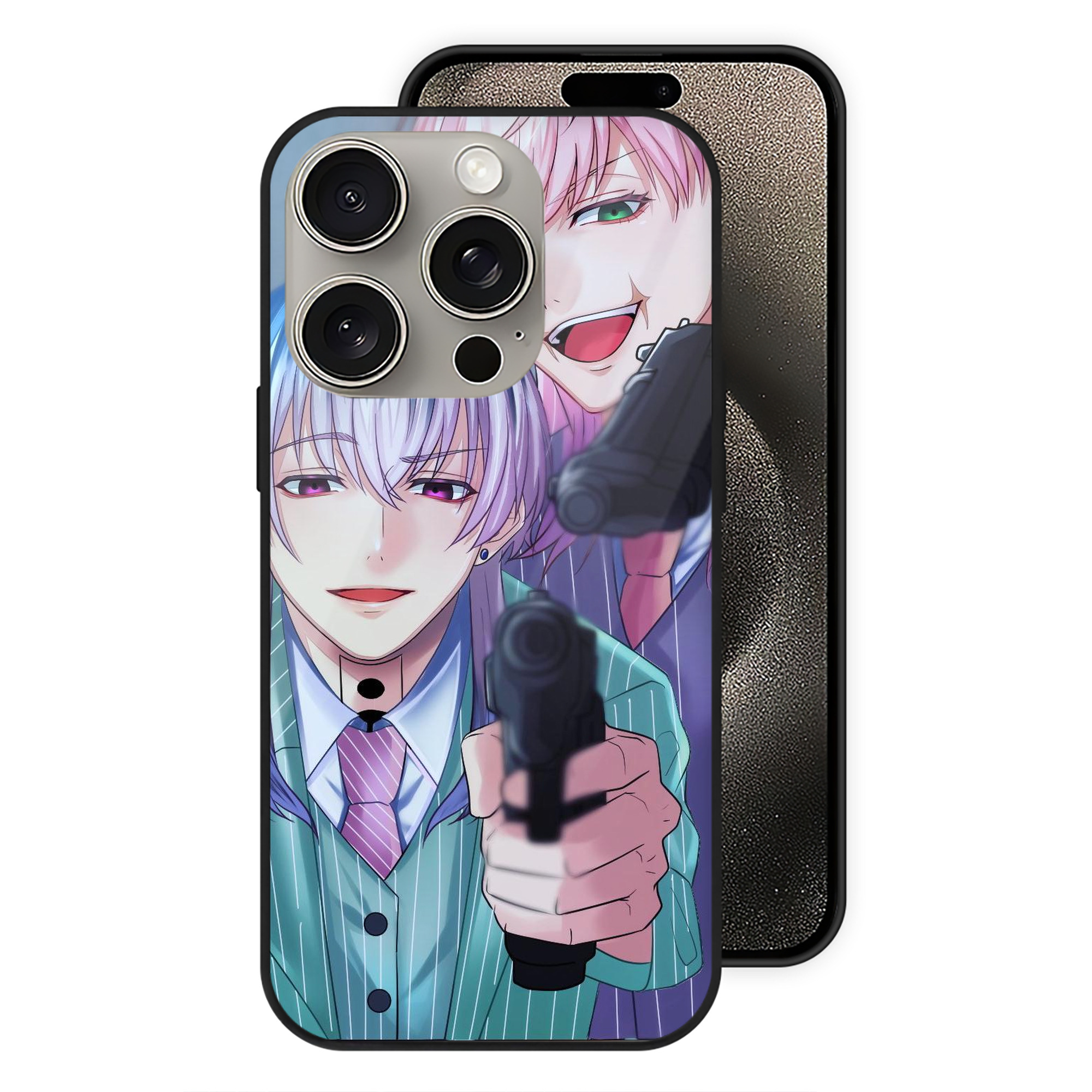（画像用） 東京リベンジャーズ Tokyo Revengers 【iPhone15Pro対応】スマホケース 耐衝撃＆黄変防止 背面ガラス