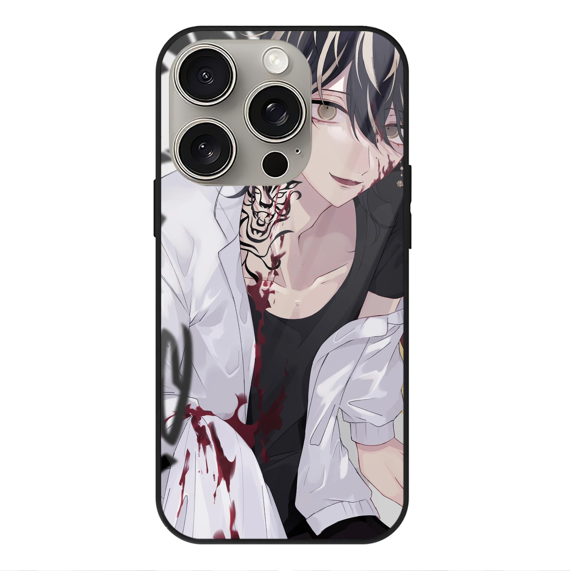 （画像用） 東京リベンジャーズ Tokyo Revengers 【iPhone15Pro対応】スマホケース 耐衝撃＆黄変防止 背面ガラス
