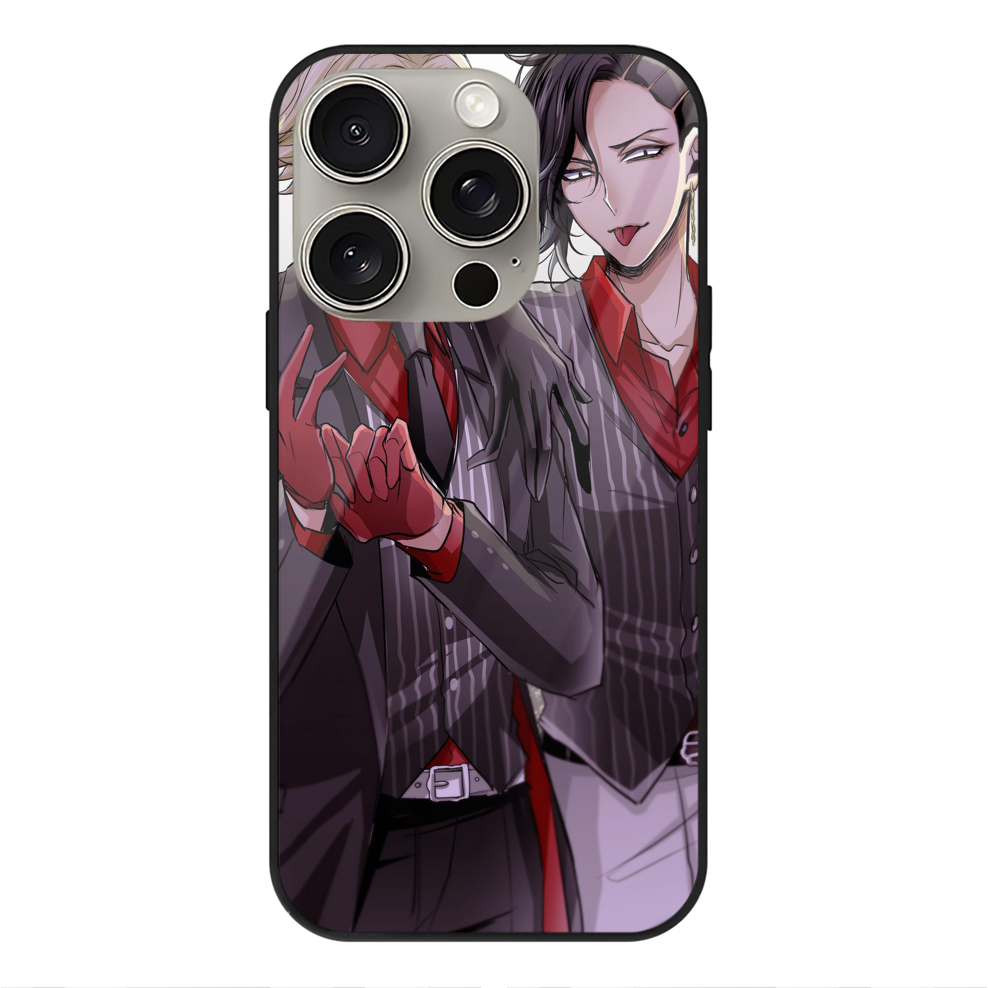 （画像用） 東京リベンジャーズ Tokyo Revengers 【iPhone15Pro対応】スマホケース 耐衝撃＆黄変防止 背面ガラス