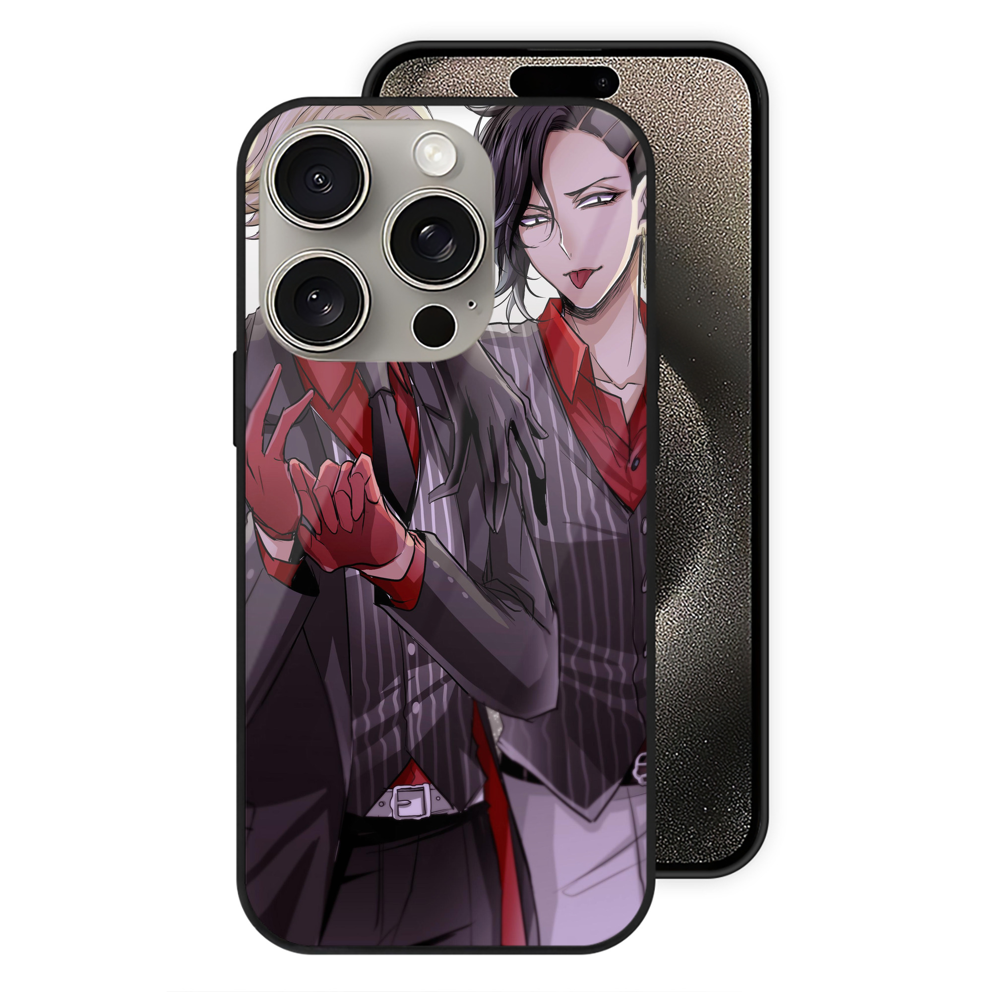 （画像用） 東京リベンジャーズ Tokyo Revengers 【iPhone15Pro対応】スマホケース 耐衝撃＆黄変防止 背面ガラス