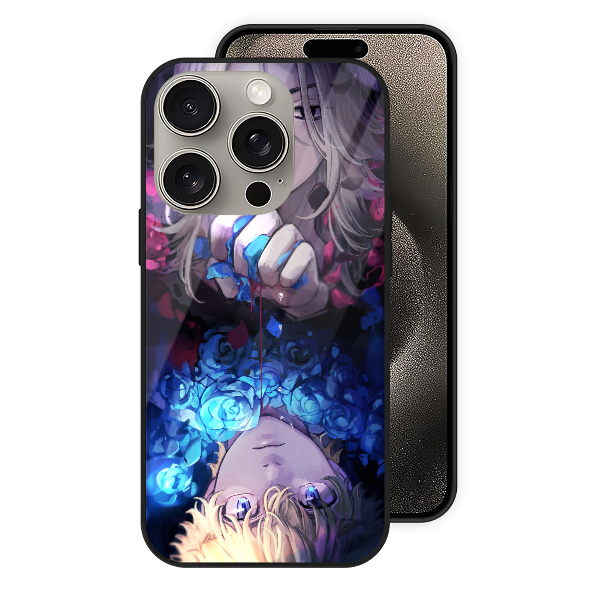 （画像用） 東京リベンジャーズ Tokyo Revengers 【iPhone15Pro対応】スマホケース 耐衝撃＆黄変防止 背面ガラス