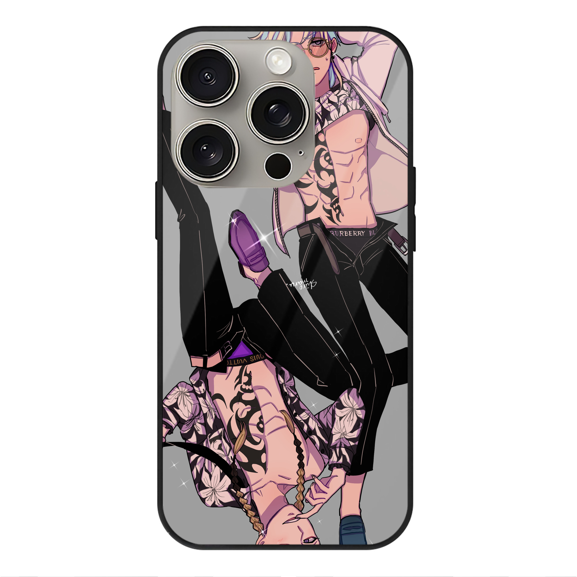 （画像用） 東京リベンジャーズ Tokyo Revengers 【iPhone15Pro対応】スマホケース 耐衝撃＆黄変防止 背面ガラス