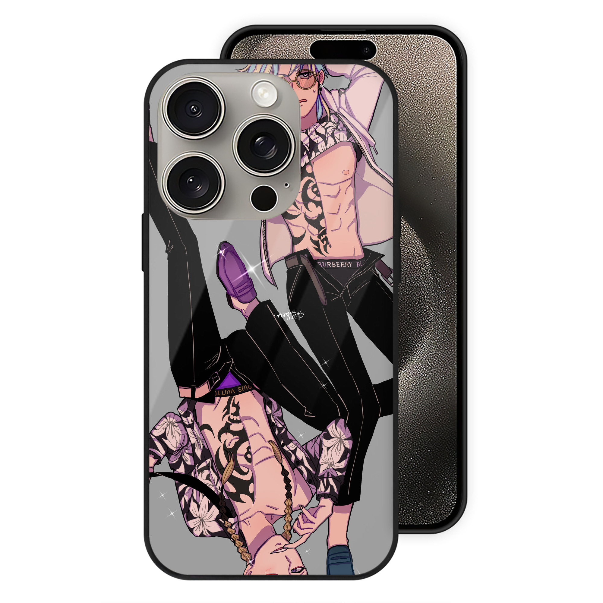 （画像用） 東京リベンジャーズ Tokyo Revengers 【iPhone15Pro対応】スマホケース 耐衝撃＆黄変防止 背面ガラス