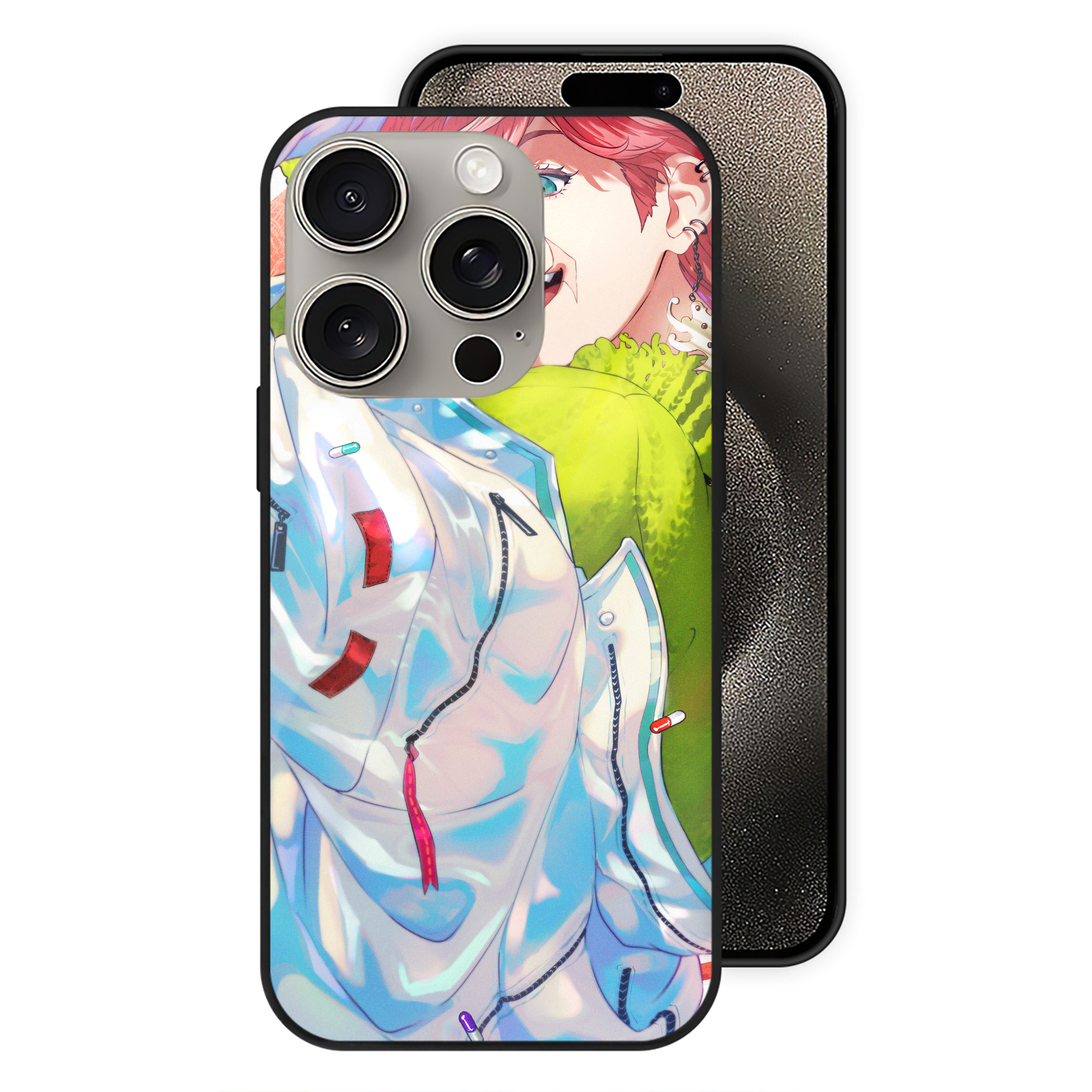 （画像用） 東京リベンジャーズ Tokyo Revengers 【iPhone15Pro対応】スマホケース 耐衝撃＆黄変防止 背面ガラス