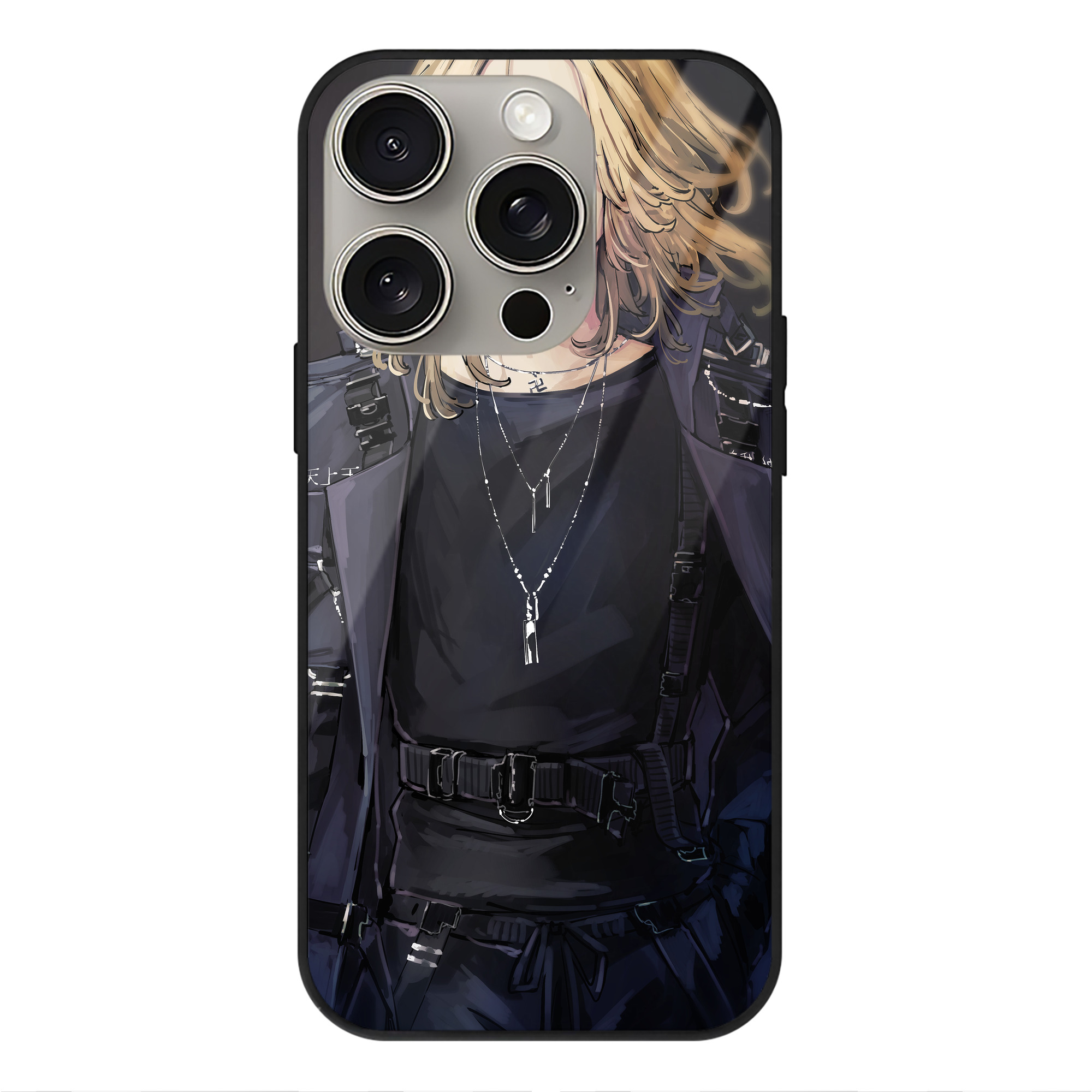 （画像用） 東京リベンジャーズ Tokyo Revengers 【iPhone15Pro対応】スマホケース 耐衝撃＆黄変防止 背面ガラス