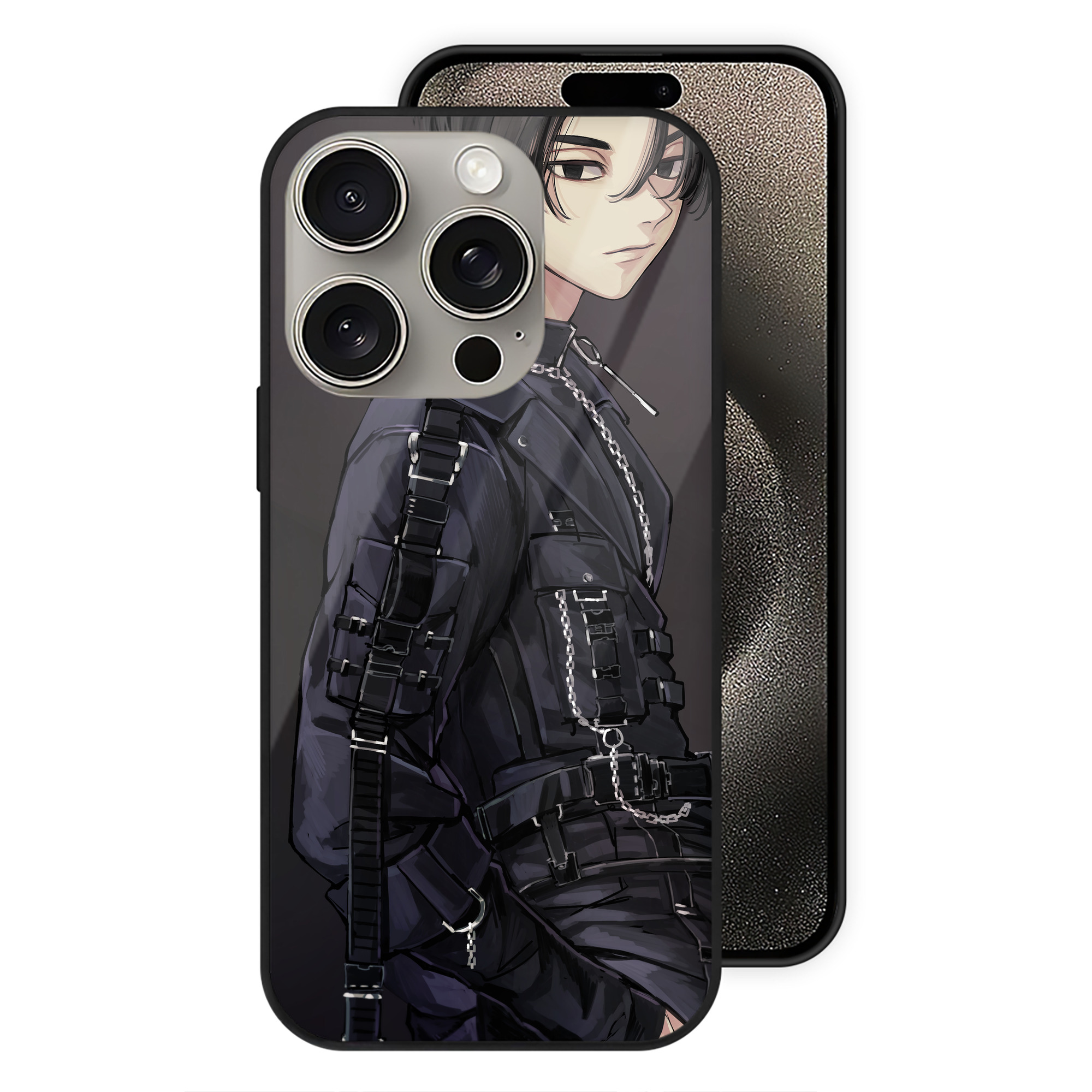 （画像用） 東京リベンジャーズ Tokyo Revengers 【iPhone15Pro対応】スマホケース 耐衝撃＆黄変防止 背面ガラス