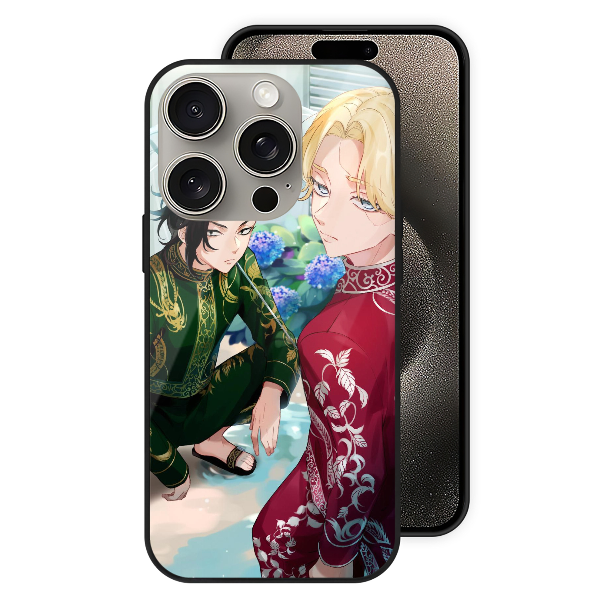 （画像用） 東京リベンジャーズ Tokyo Revengers 【iPhone15Pro対応】スマホケース 耐衝撃＆黄変防止 背面ガラス