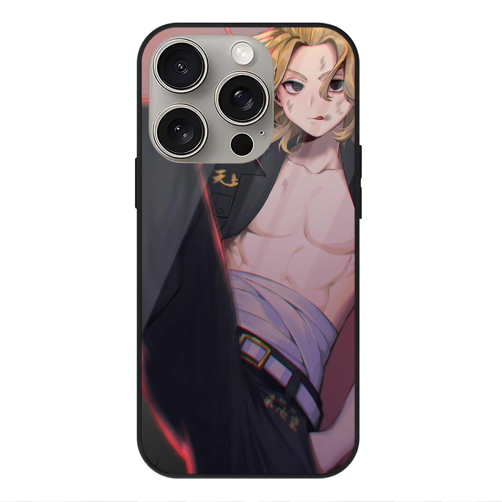 （画像用） 東京リベンジャーズ Tokyo Revengers 【iPhone15Pro対応】スマホケース 耐衝撃＆黄変防止 背面ガラス