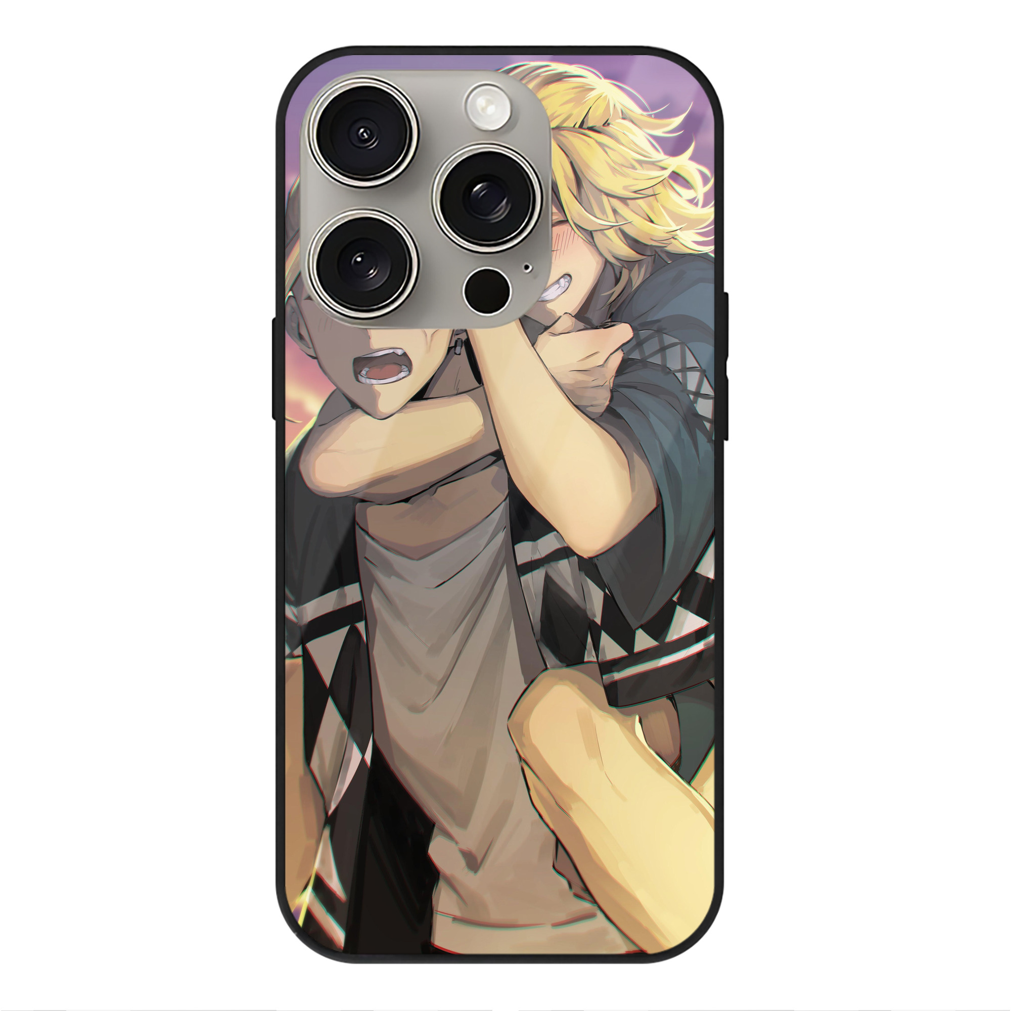 （画像用） 東京リベンジャーズ Tokyo Revengers 【iPhone15Pro対応】スマホケース 耐衝撃＆黄変防止 背面ガラス