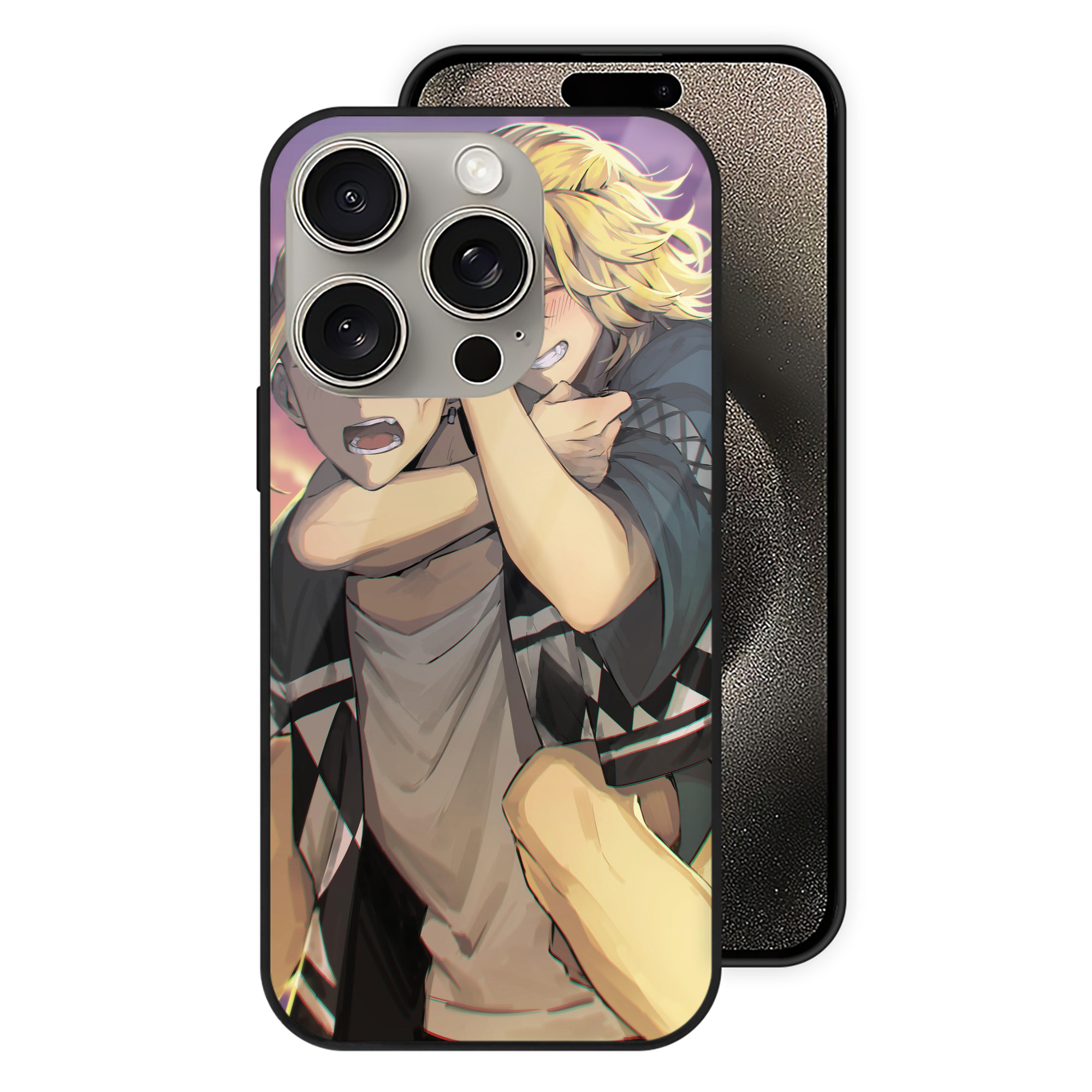 （画像用） 東京リベンジャーズ Tokyo Revengers 【iPhone15Pro対応】スマホケース 耐衝撃＆黄変防止 背面ガラス