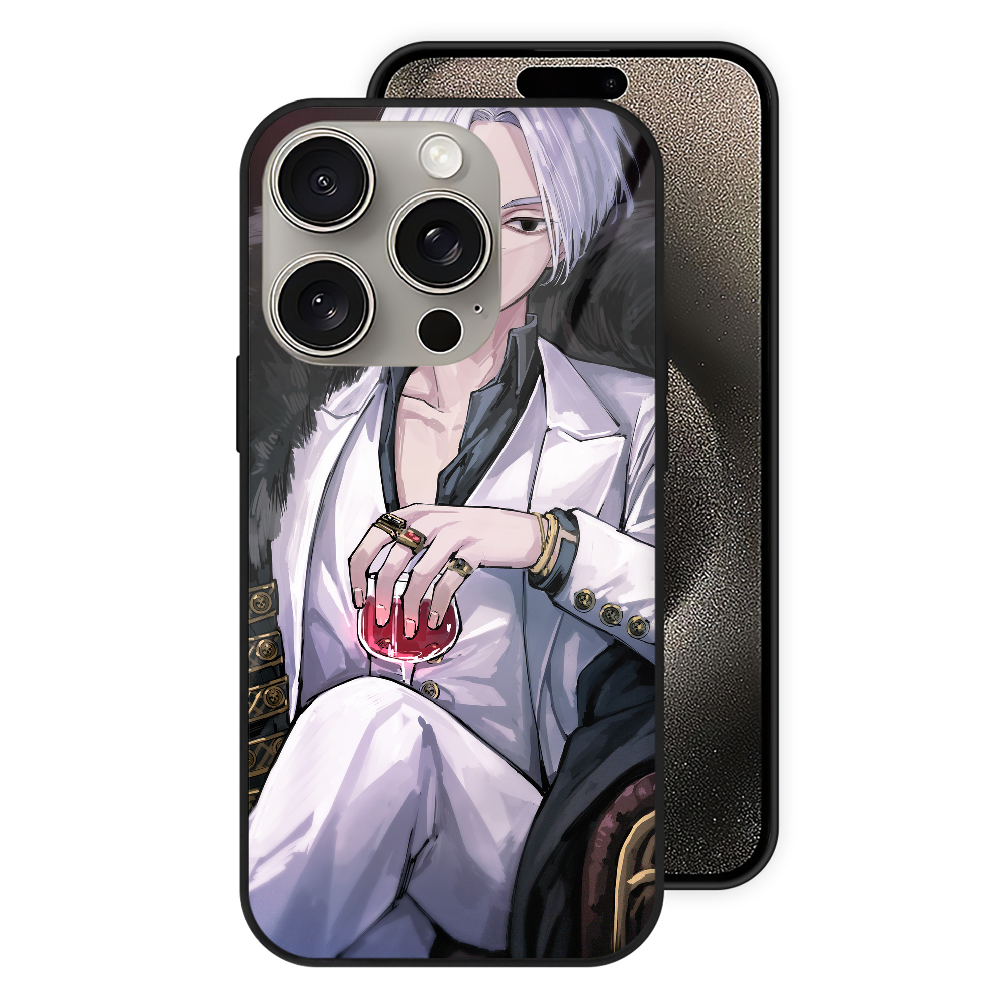 （画像用） 東京リベンジャーズ Tokyo Revengers 【iPhone15Pro対応】スマホケース 耐衝撃＆黄変防止 背面ガラス
