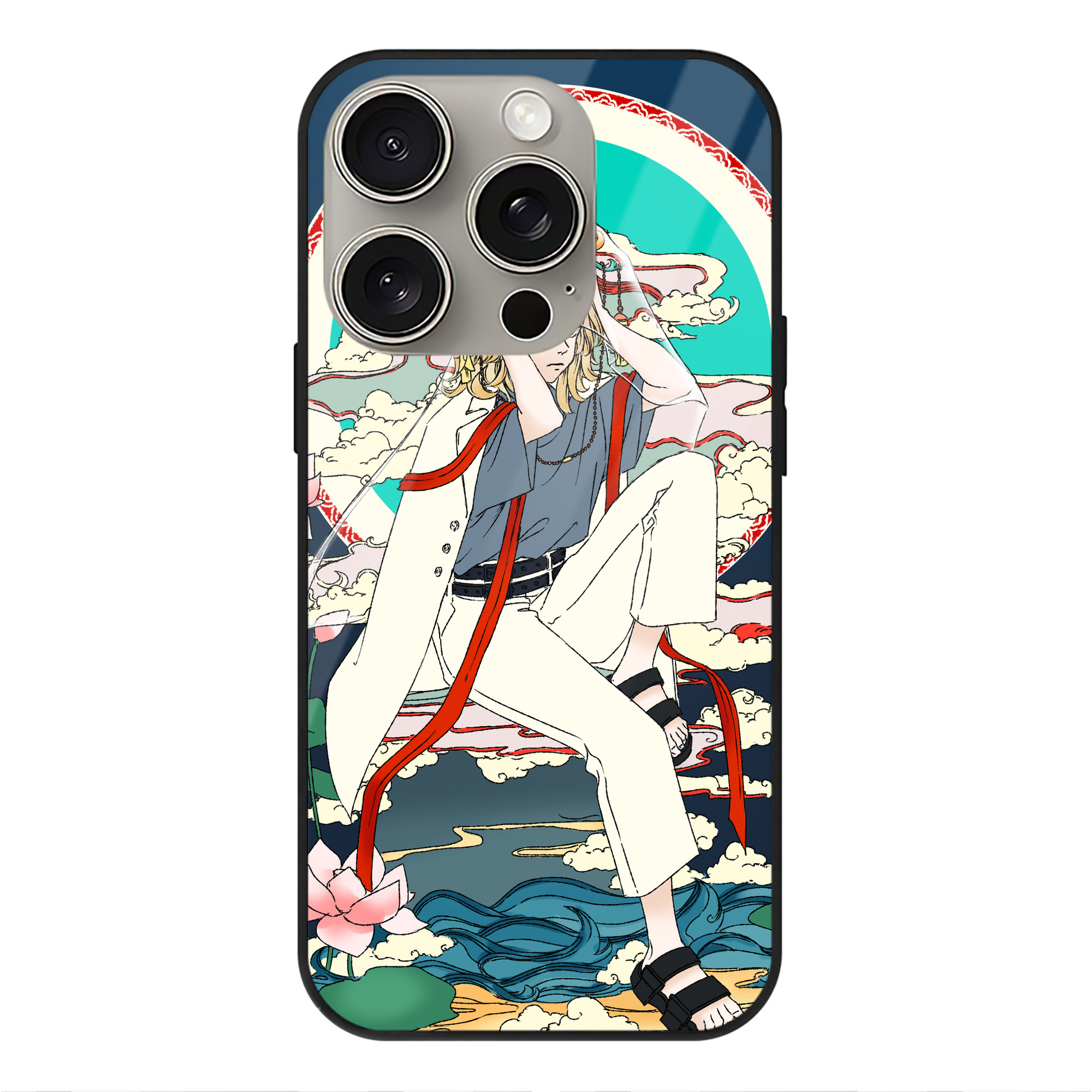 （画像用） 東京リベンジャーズ Tokyo Revengers 【iPhone15Pro対応】スマホケース 耐衝撃＆黄変防止 背面ガラス