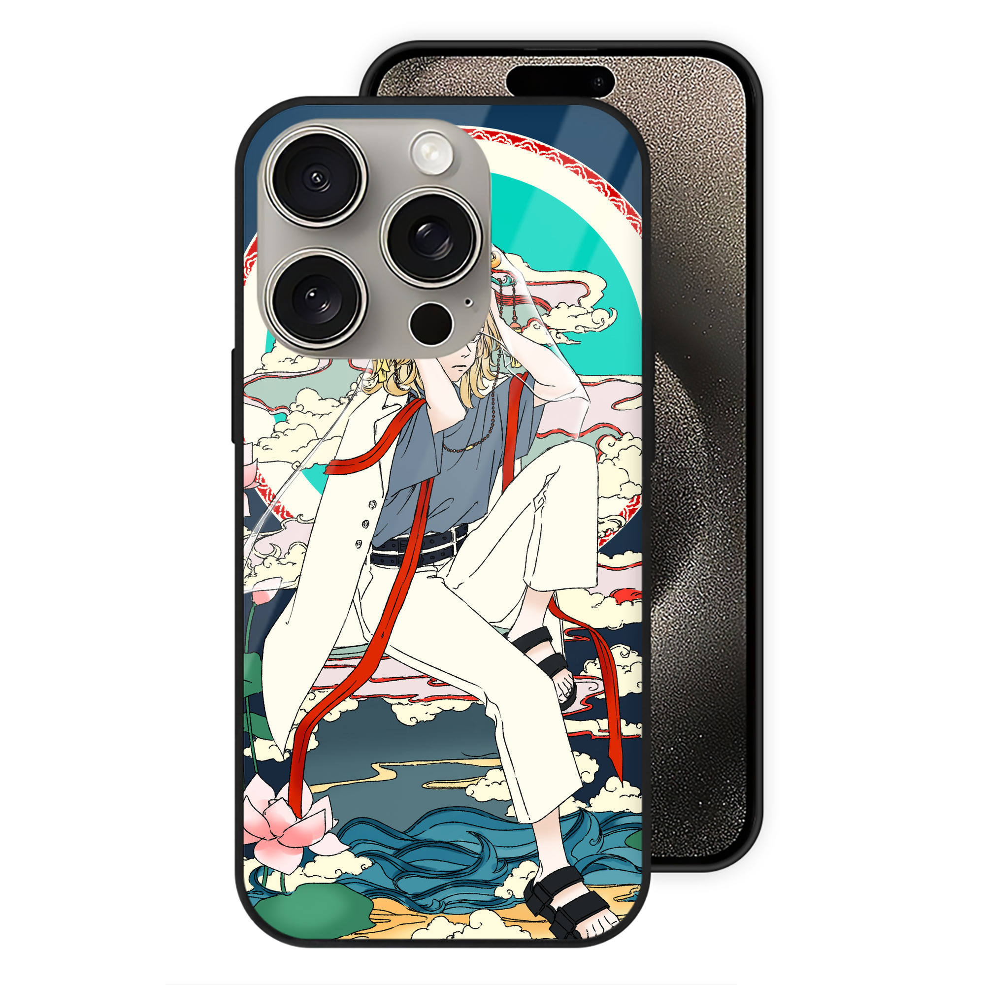 （画像用） 東京リベンジャーズ Tokyo Revengers 【iPhone15Pro対応】スマホケース 耐衝撃＆黄変防止 背面ガラス