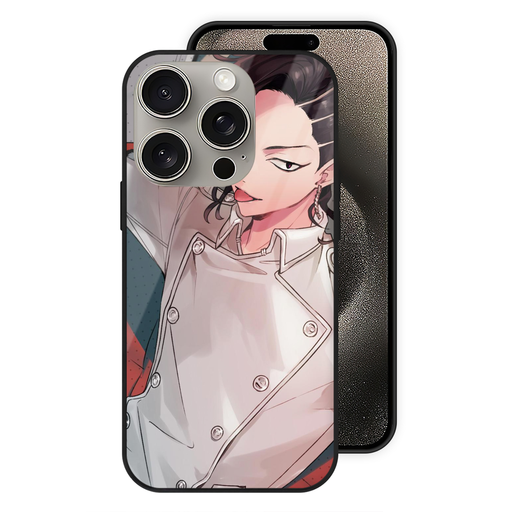 （画像用） 東京リベンジャーズ Tokyo Revengers 【iPhone15Pro対応】スマホケース 耐衝撃＆黄変防止 背面ガラス
