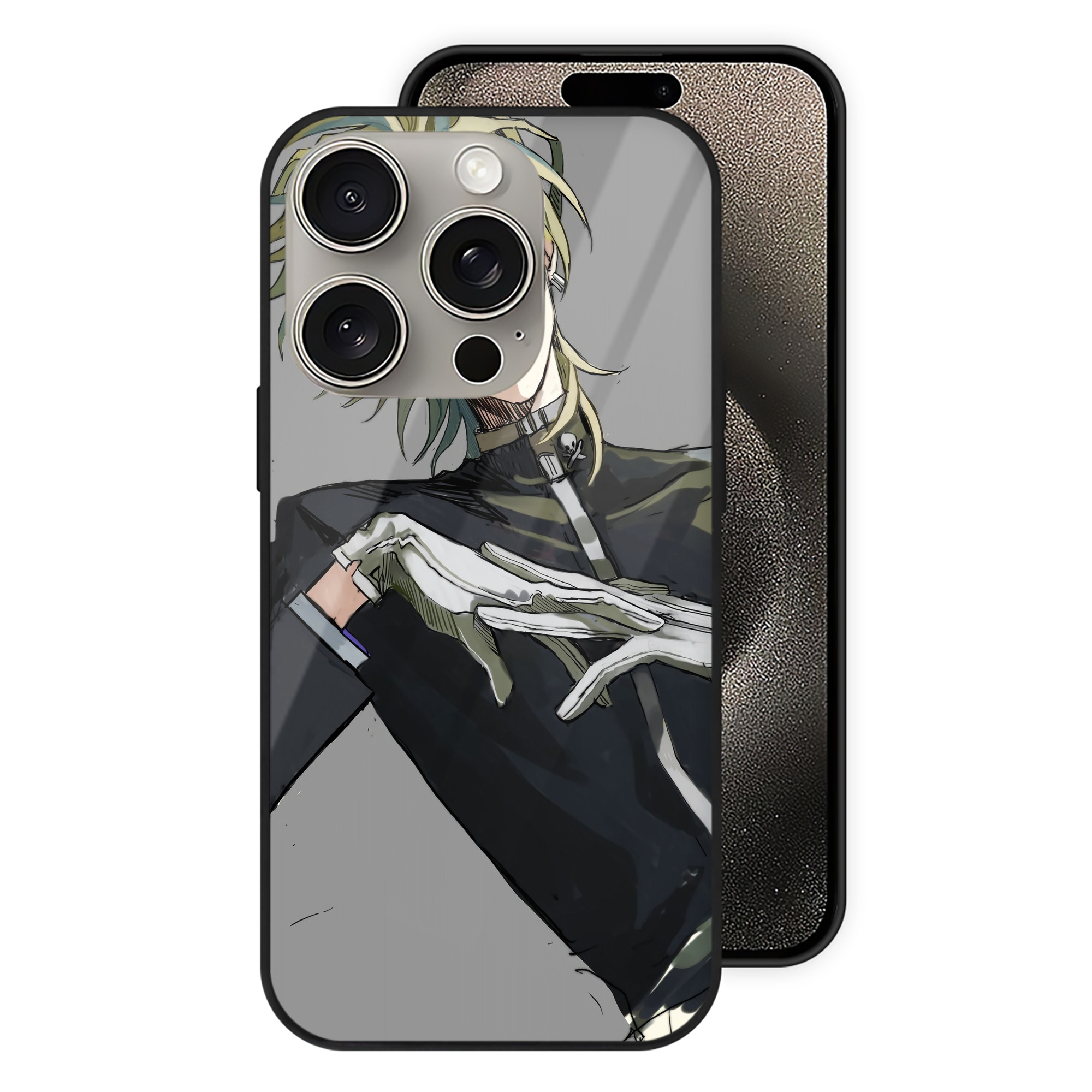 （画像用） 東京リベンジャーズ Tokyo Revengers 【iPhone15Pro対応】スマホケース 耐衝撃＆黄変防止 背面ガラス