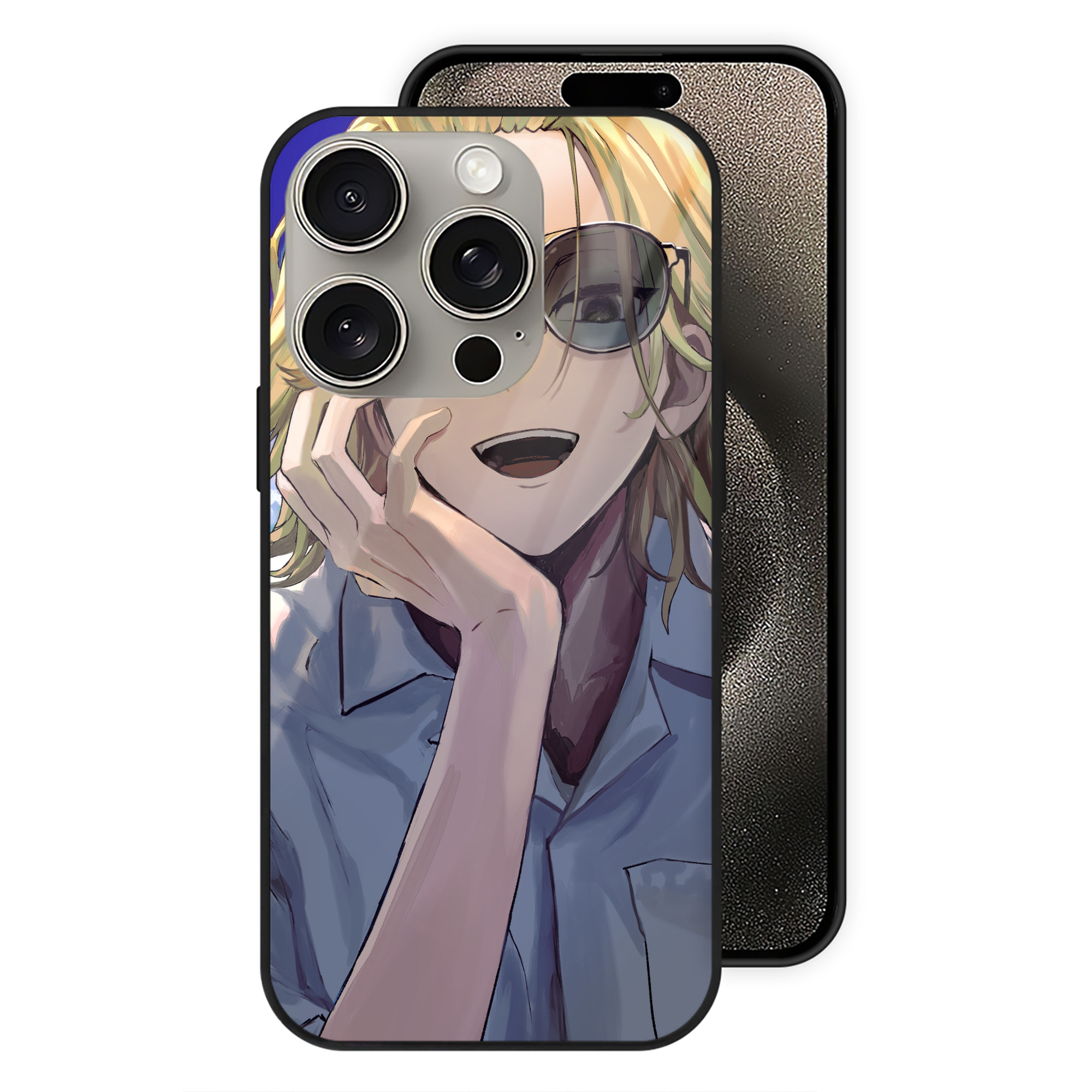 （画像用） 東京リベンジャーズ Tokyo Revengers 【iPhone15Pro対応】スマホケース 耐衝撃＆黄変防止 背面ガラス
