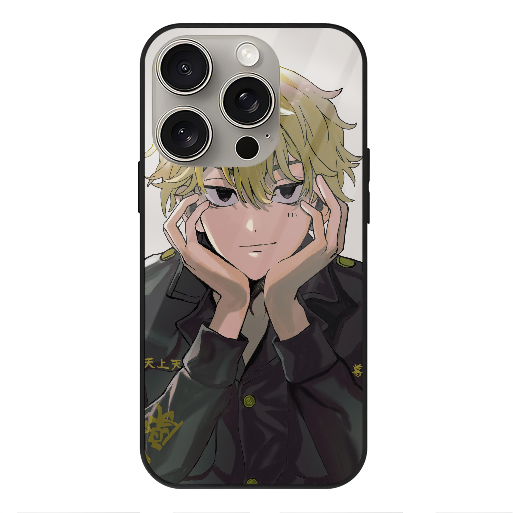 （画像用） 東京リベンジャーズ Tokyo Revengers 【iPhone15Pro対応】スマホケース 耐衝撃＆黄変防止 背面ガラス