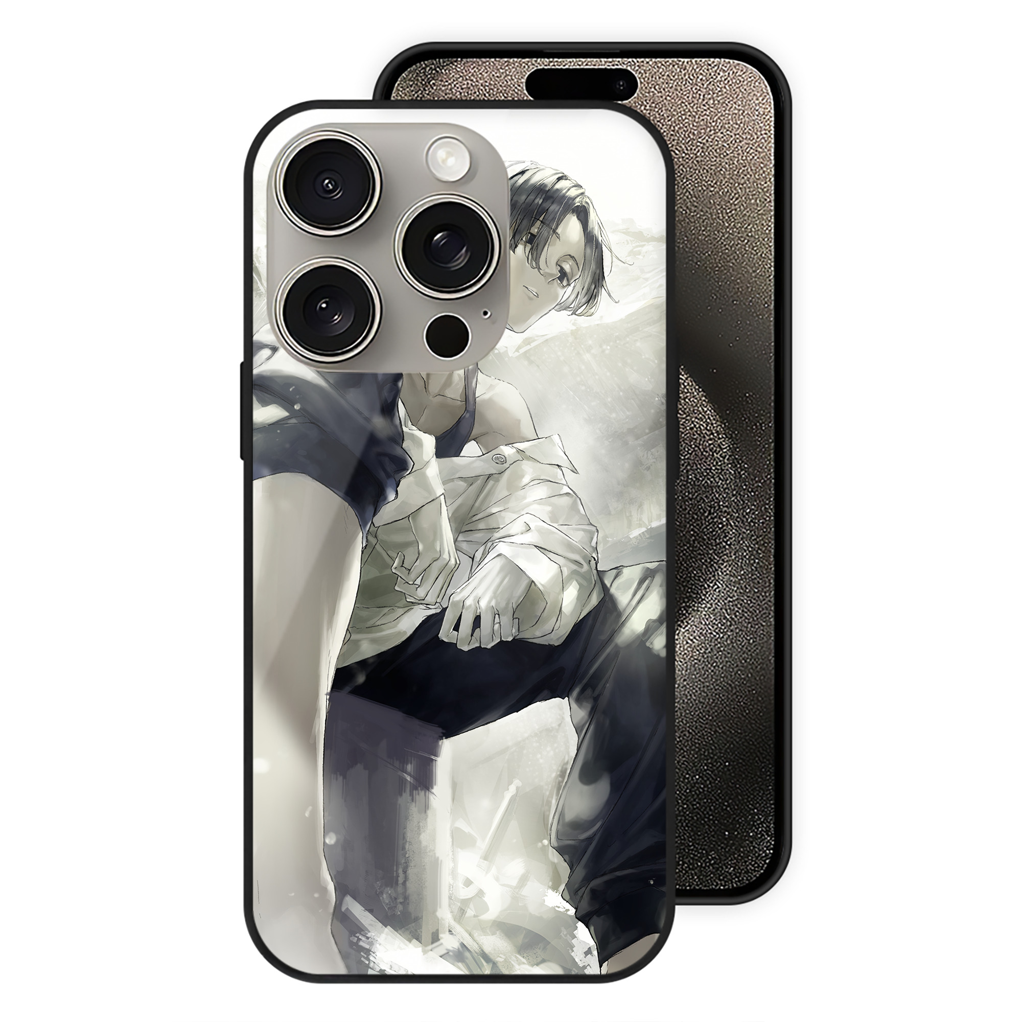 （画像用） 東京リベンジャーズ Tokyo Revengers 【iPhone15Pro対応】スマホケース 耐衝撃＆黄変防止 背面ガラス