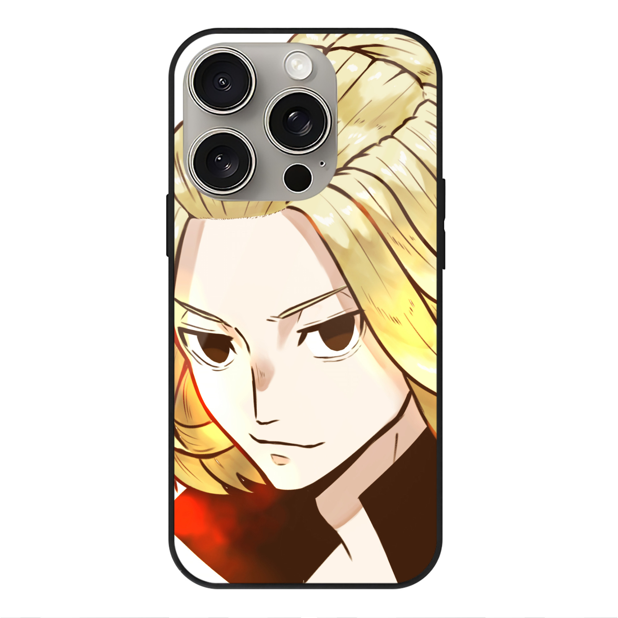 （画像用） 東京リベンジャーズ Tokyo Revengers 【iPhone15Pro対応】スマホケース 耐衝撃＆黄変防止 背面ガラス