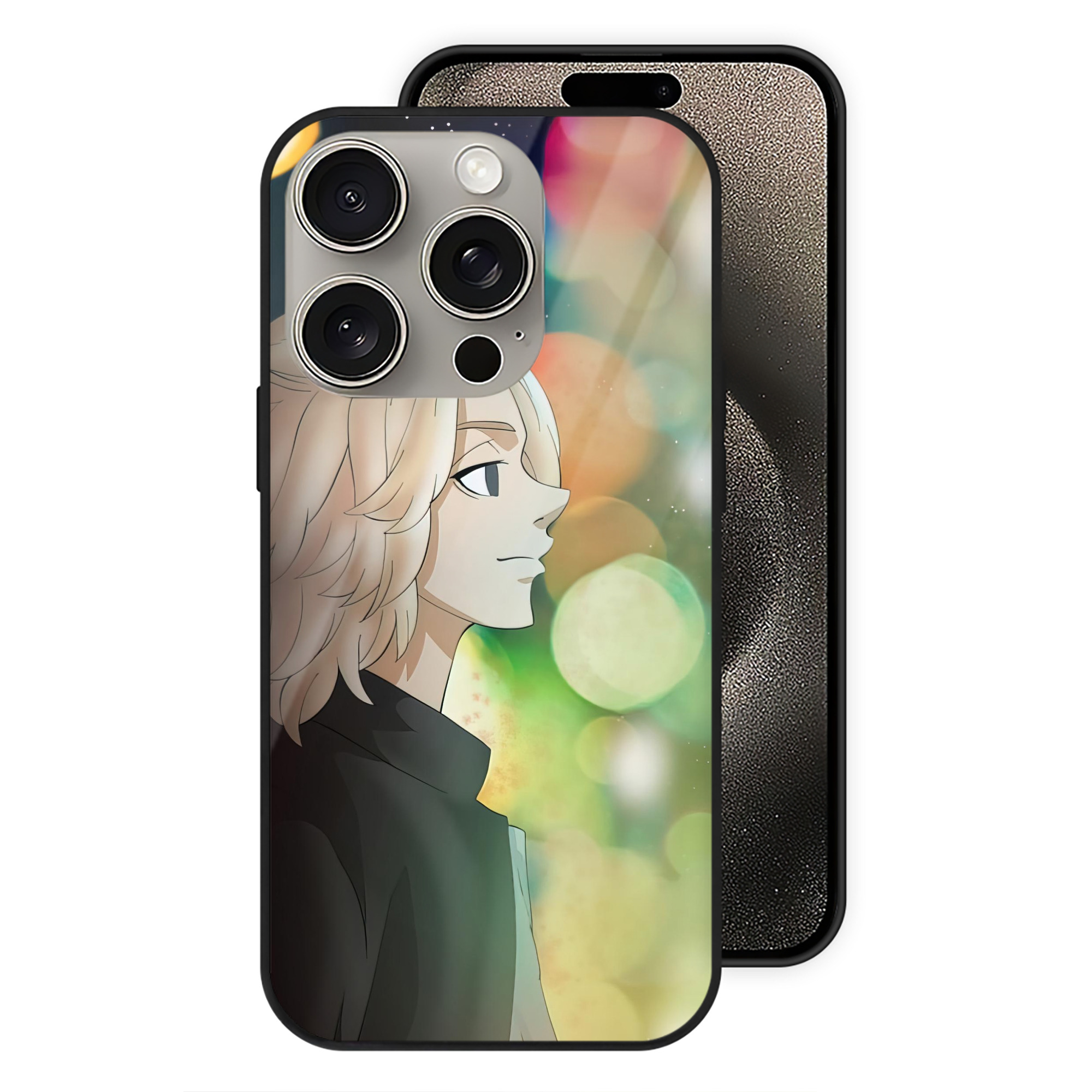 （画像用） 東京リベンジャーズ Tokyo Revengers 【iPhone15Pro対応】スマホケース 耐衝撃＆黄変防止 背面ガラス