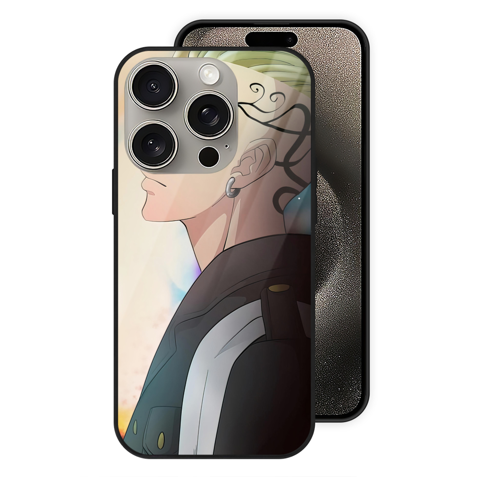 （画像用） 東京リベンジャーズ Tokyo Revengers 【iPhone15Pro対応】スマホケース 耐衝撃＆黄変防止 背面ガラス