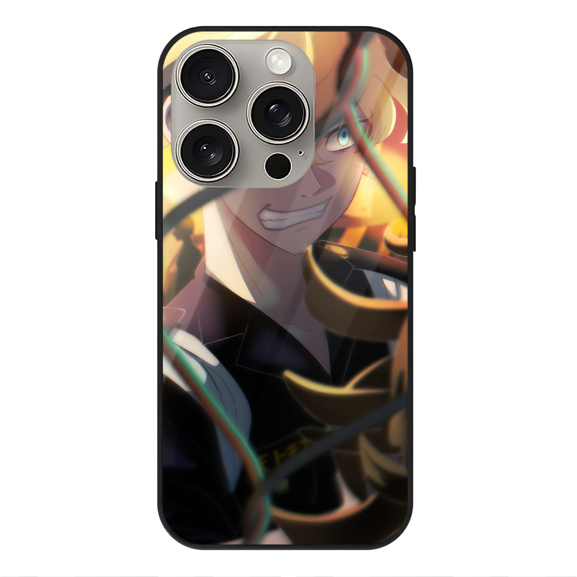（画像用） 東京リベンジャーズ Tokyo Revengers 【iPhone15Pro対応】スマホケース 耐衝撃＆黄変防止 背面ガラス