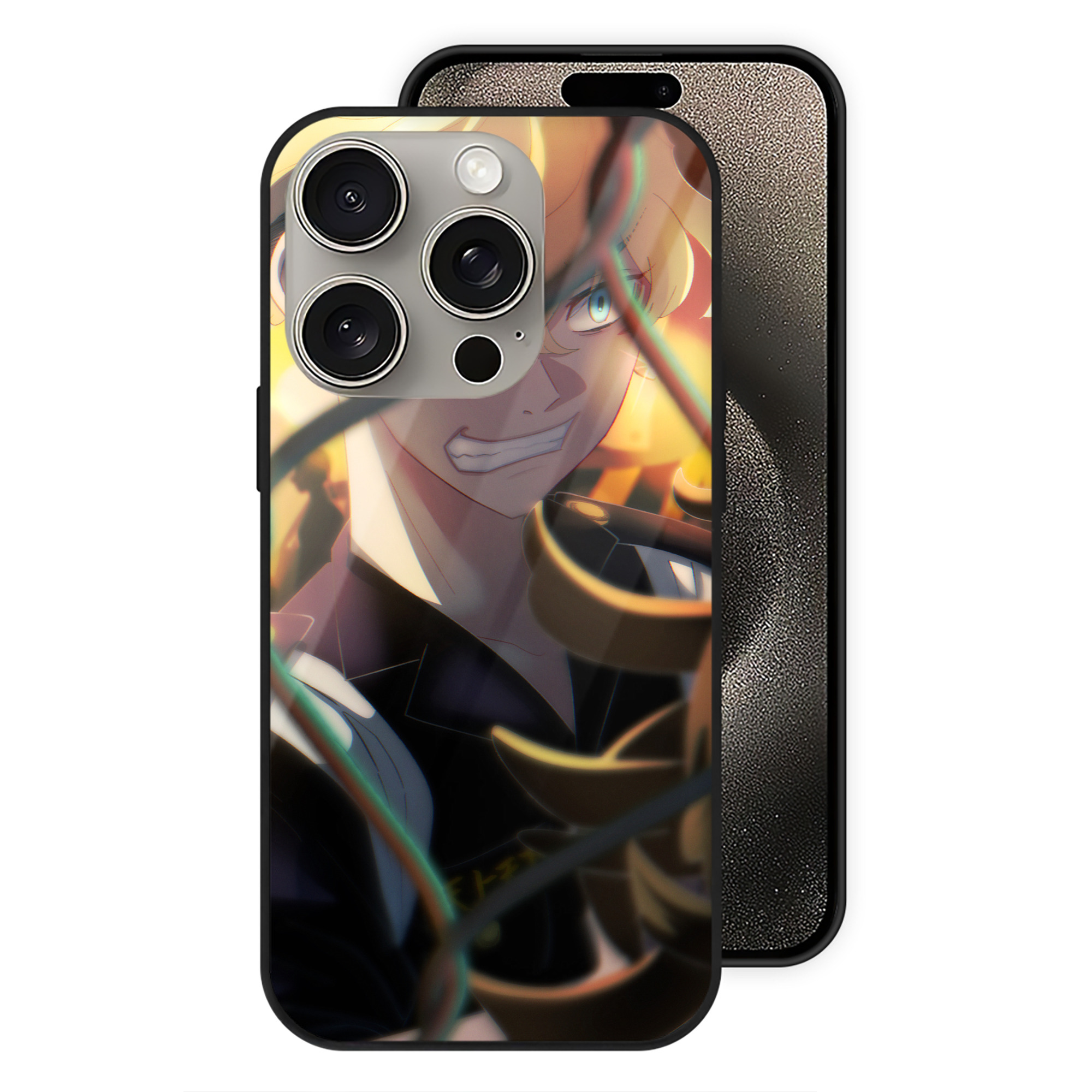 （画像用） 東京リベンジャーズ Tokyo Revengers 【iPhone15Pro対応】スマホケース 耐衝撃＆黄変防止 背面ガラス