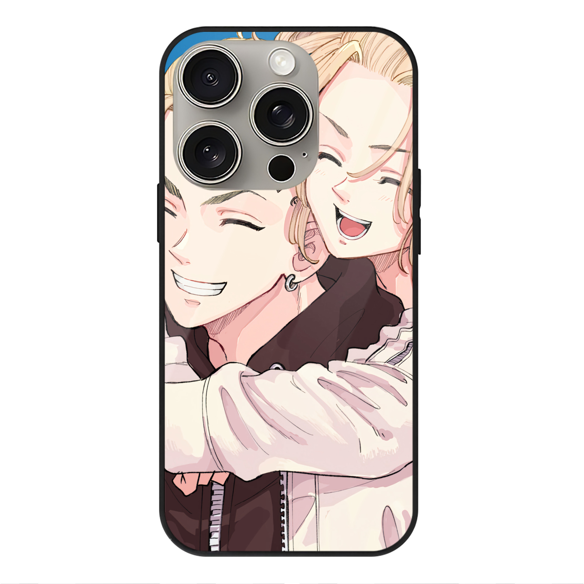 （画像用） 東京リベンジャーズ Tokyo Revengers 【iPhone15Pro対応】スマホケース 耐衝撃＆黄変防止 背面ガラス