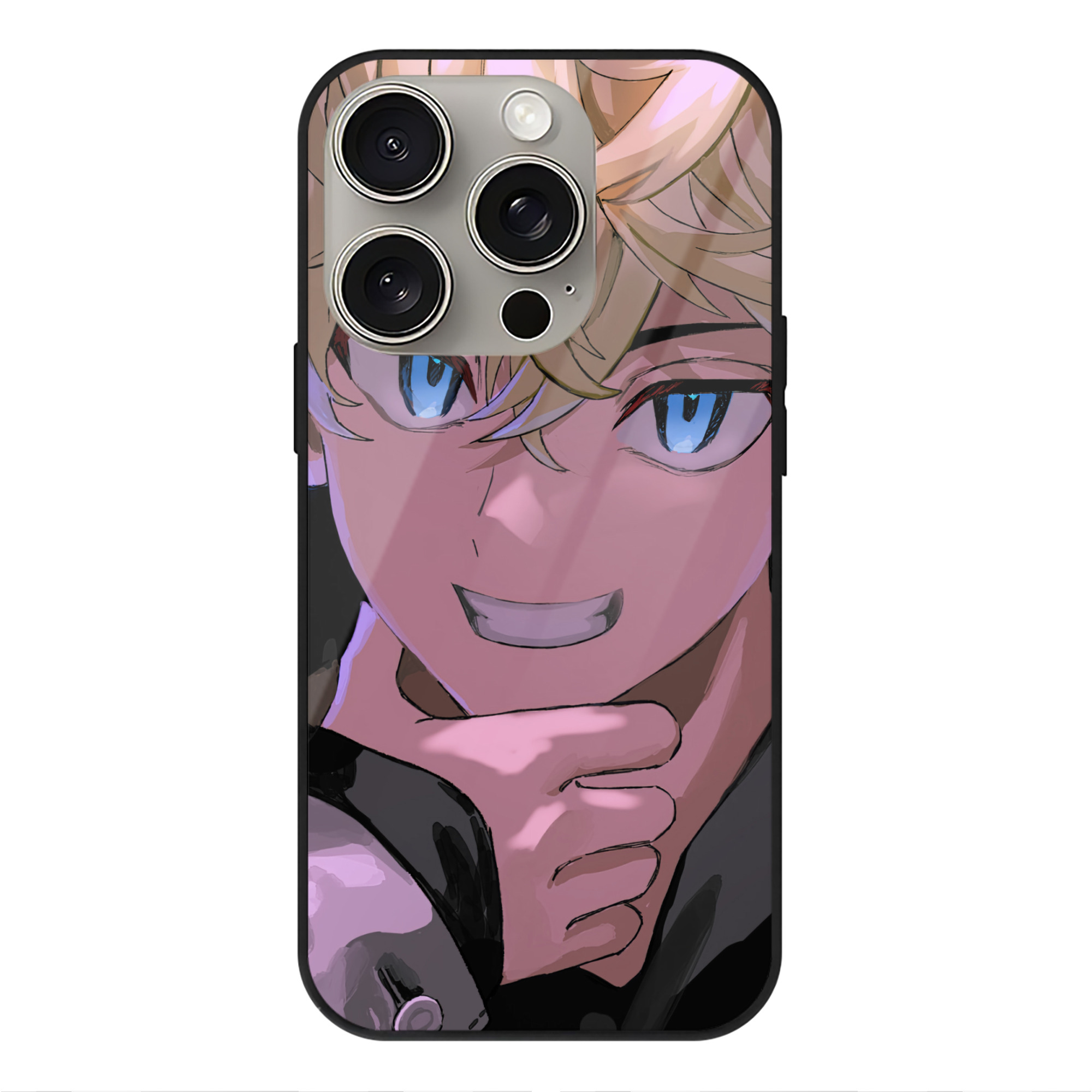 （画像用） 東京リベンジャーズ Tokyo Revengers 【iPhone15Pro対応】スマホケース 耐衝撃＆黄変防止 背面ガラス