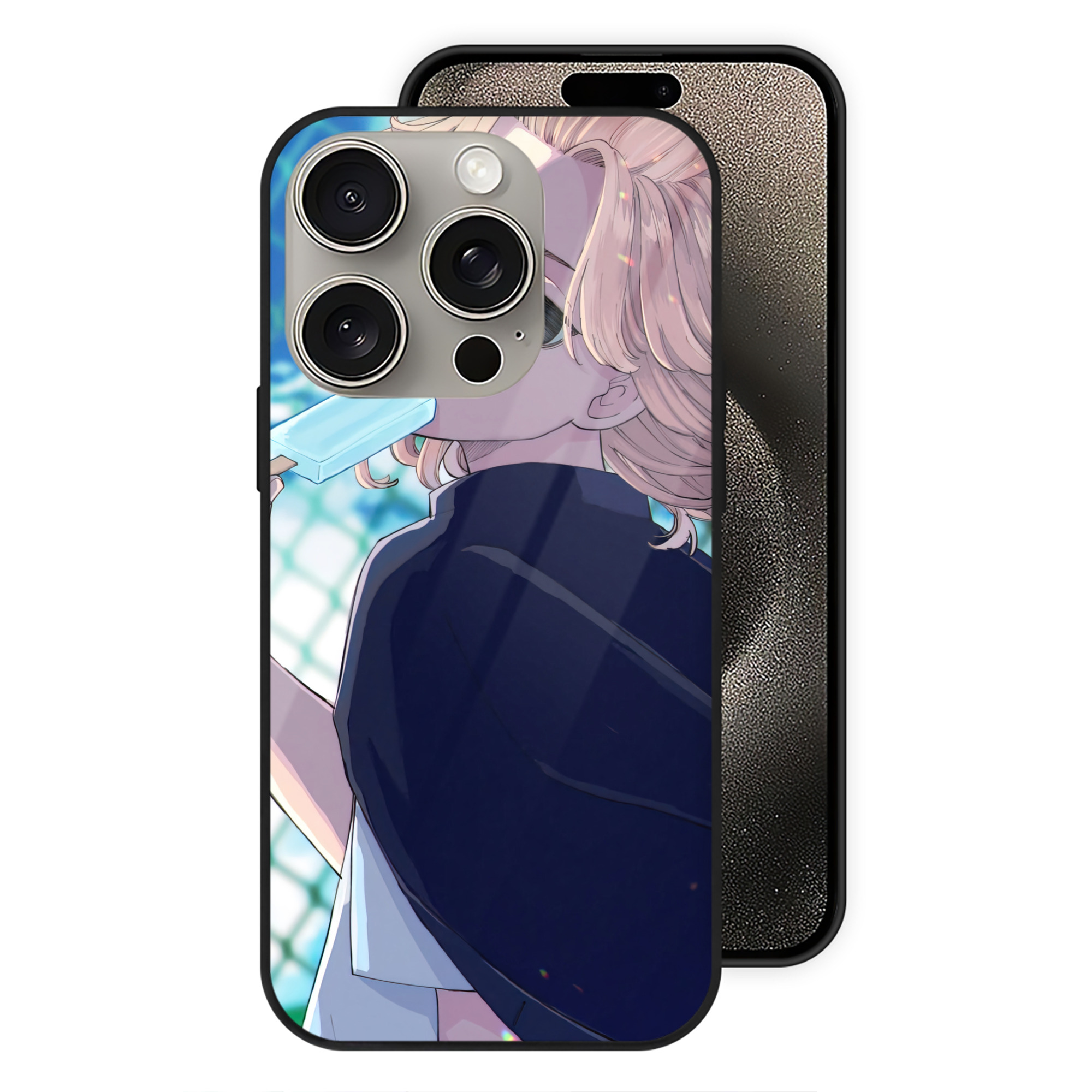 （画像用） 東京リベンジャーズ Tokyo Revengers 【iPhone15Pro対応】スマホケース 耐衝撃＆黄変防止 背面ガラス
