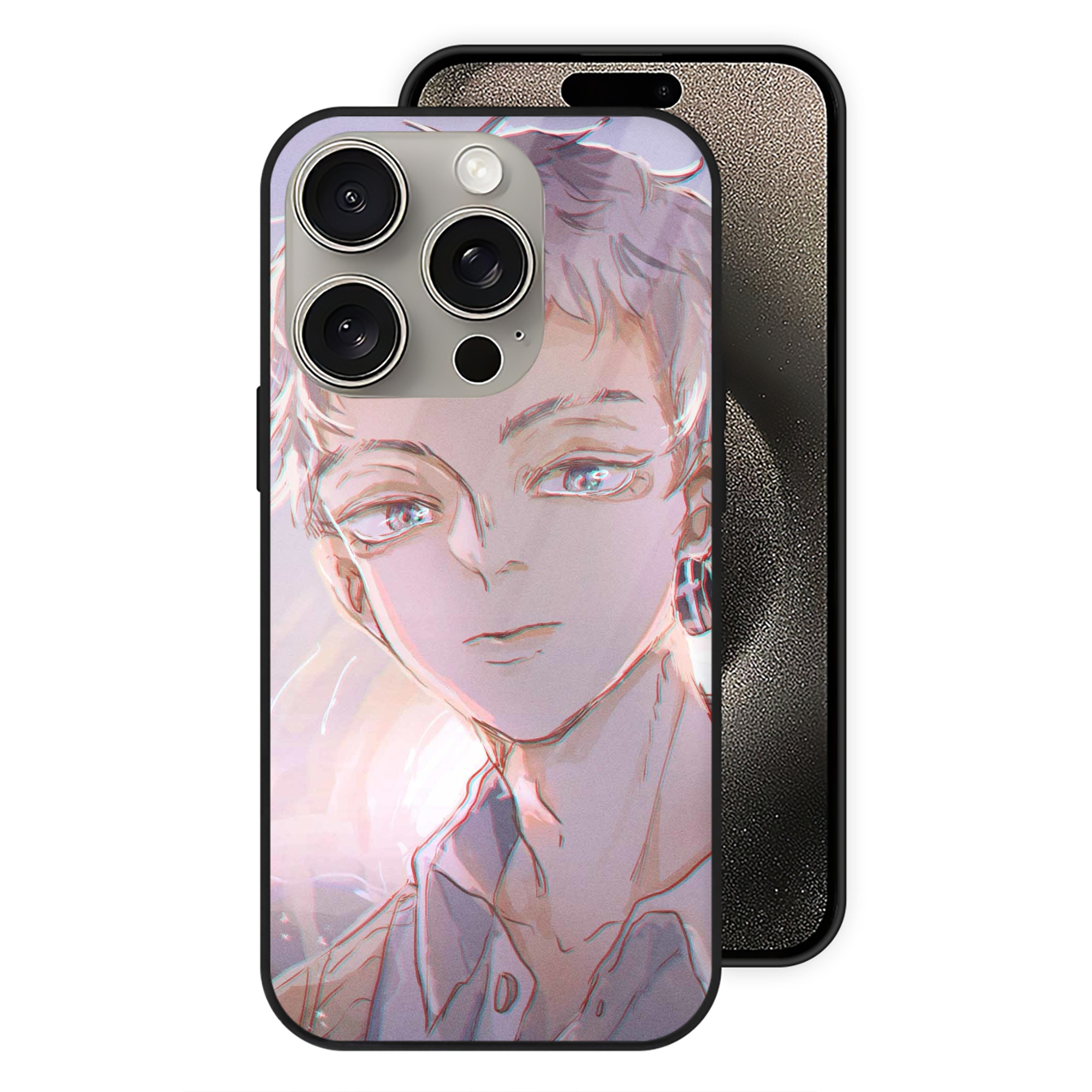 （画像用） 東京リベンジャーズ Tokyo Revengers 【iPhone15Pro対応】スマホケース 耐衝撃＆黄変防止 背面ガラス