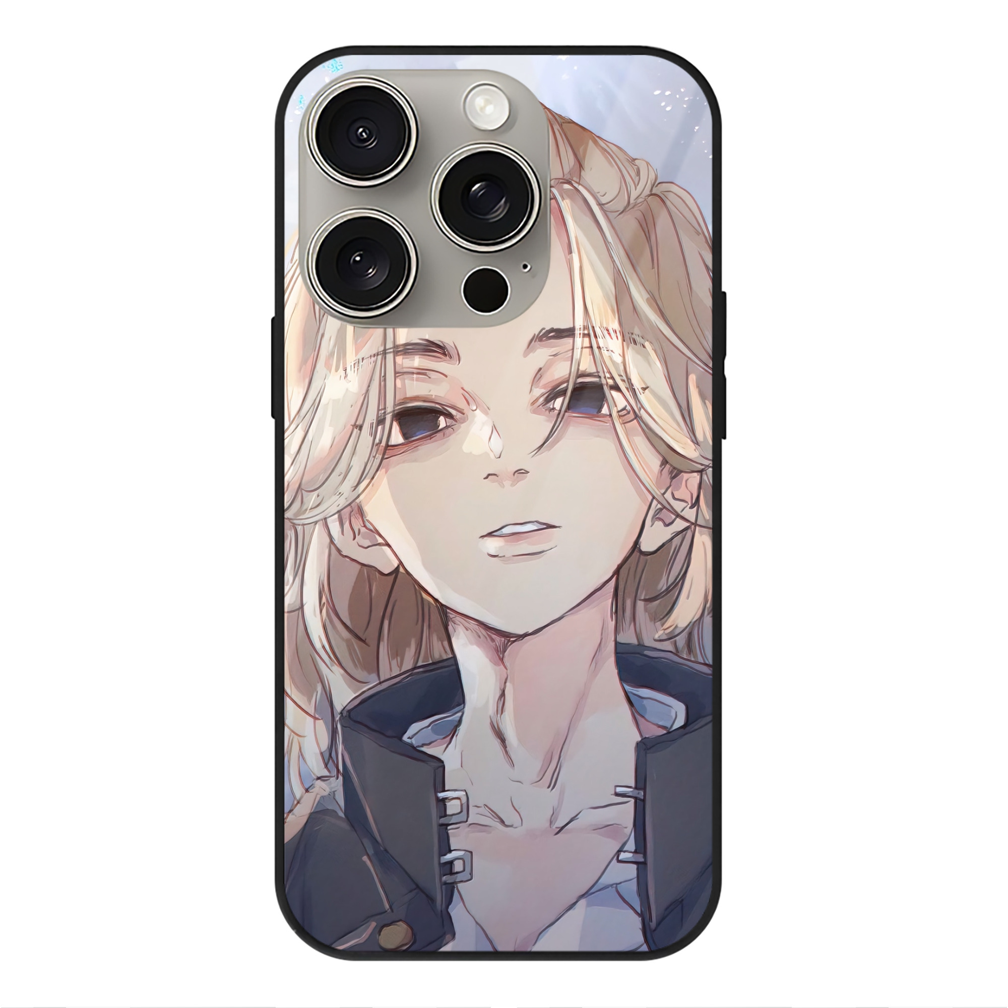 （画像用） 東京リベンジャーズ Tokyo Revengers 【iPhone15Pro対応】スマホケース 耐衝撃＆黄変防止 背面ガラス
