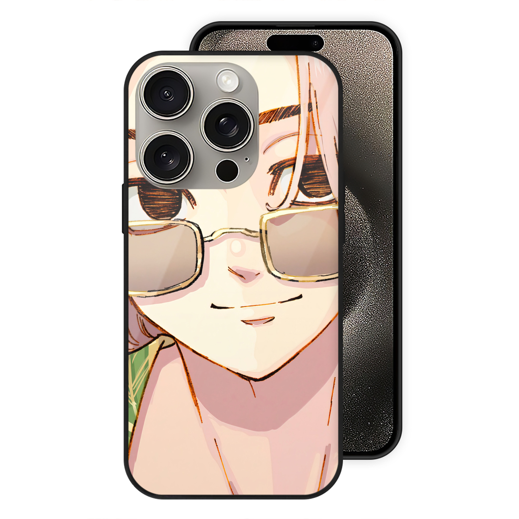 （画像用） 東京リベンジャーズ Tokyo Revengers 【iPhone15Pro対応】スマホケース 耐衝撃＆黄変防止 背面ガラス