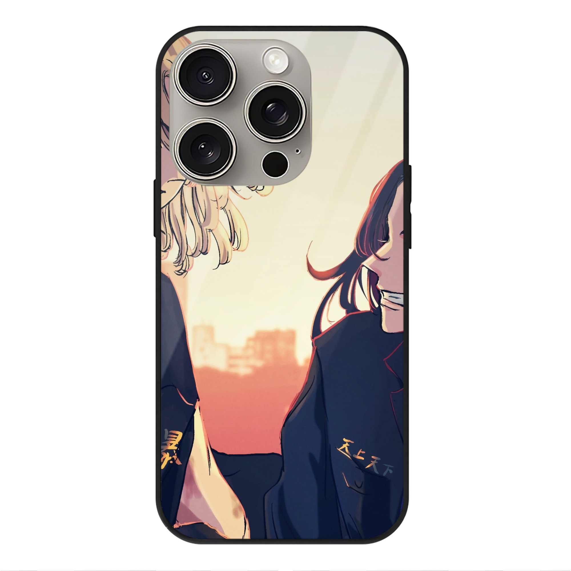 （画像用） 東京リベンジャーズ Tokyo Revengers 【iPhone15Pro対応】スマホケース 耐衝撃＆黄変防止 背面ガラス