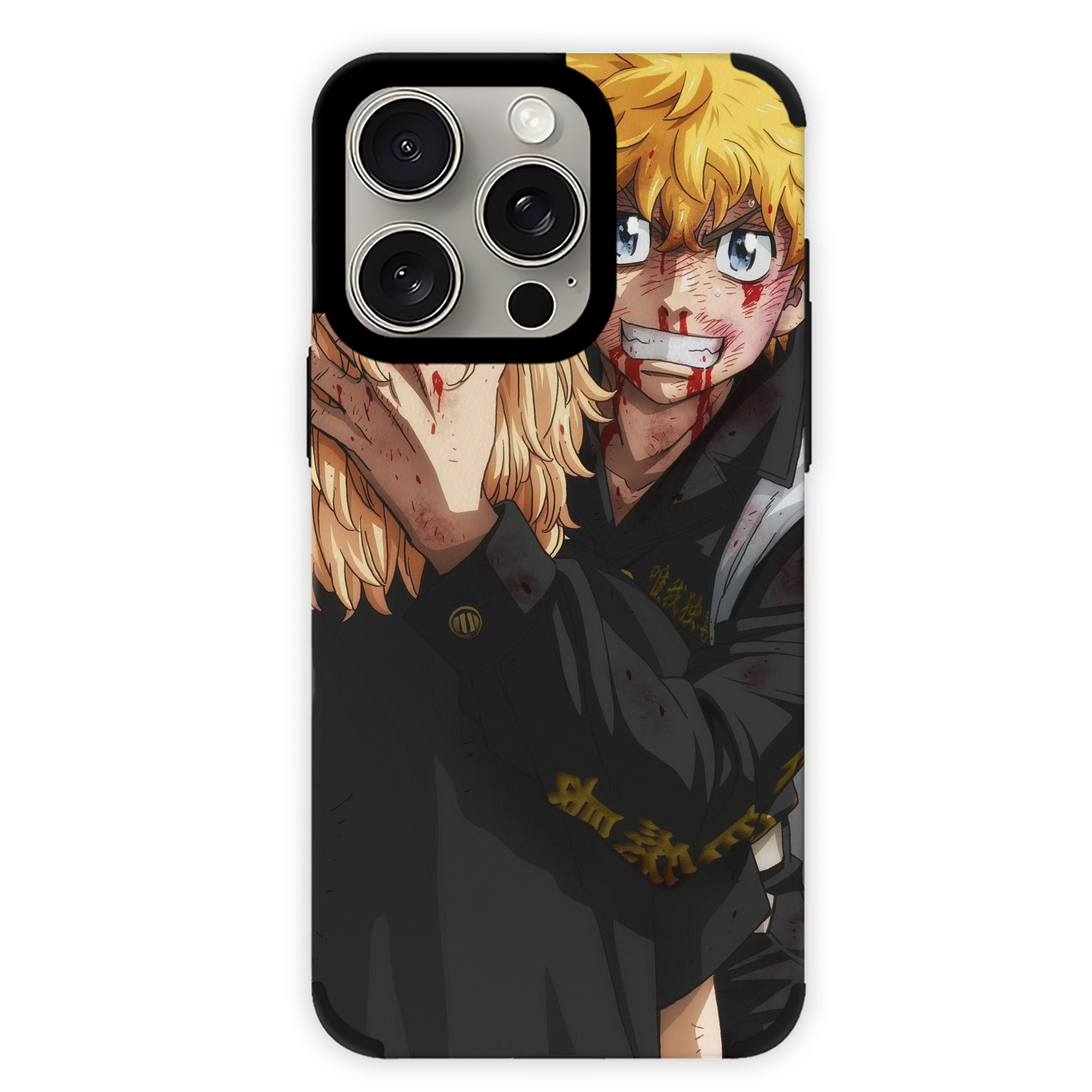 （画像用） 東京リベンジャーズ Tokyo Revengers 【iPhone15ProMax対応】 PUレザー スマホケース 耐衝撃＆黄変防止