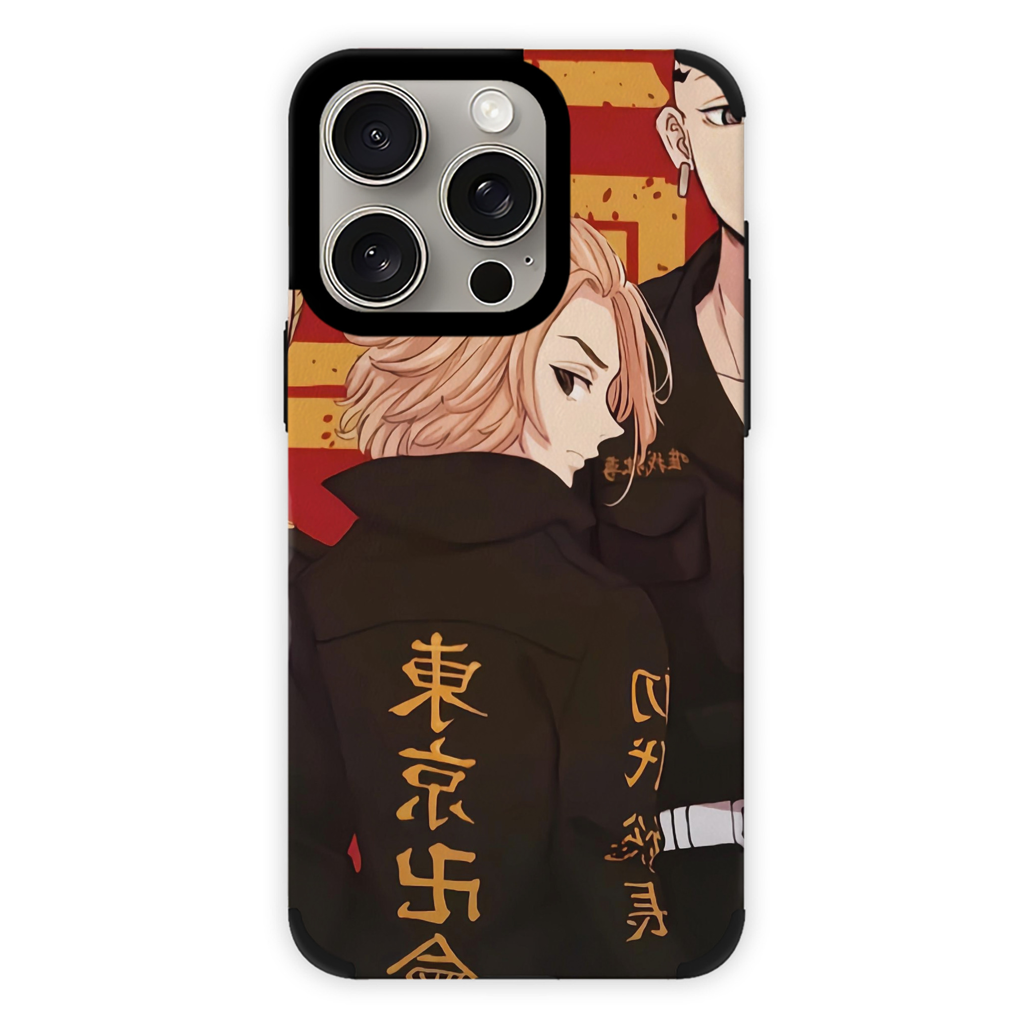 （画像用） 東京リベンジャーズ Tokyo Revengers 【iPhone15ProMax対応】 PUレザー スマホケース 耐衝撃＆黄変防止