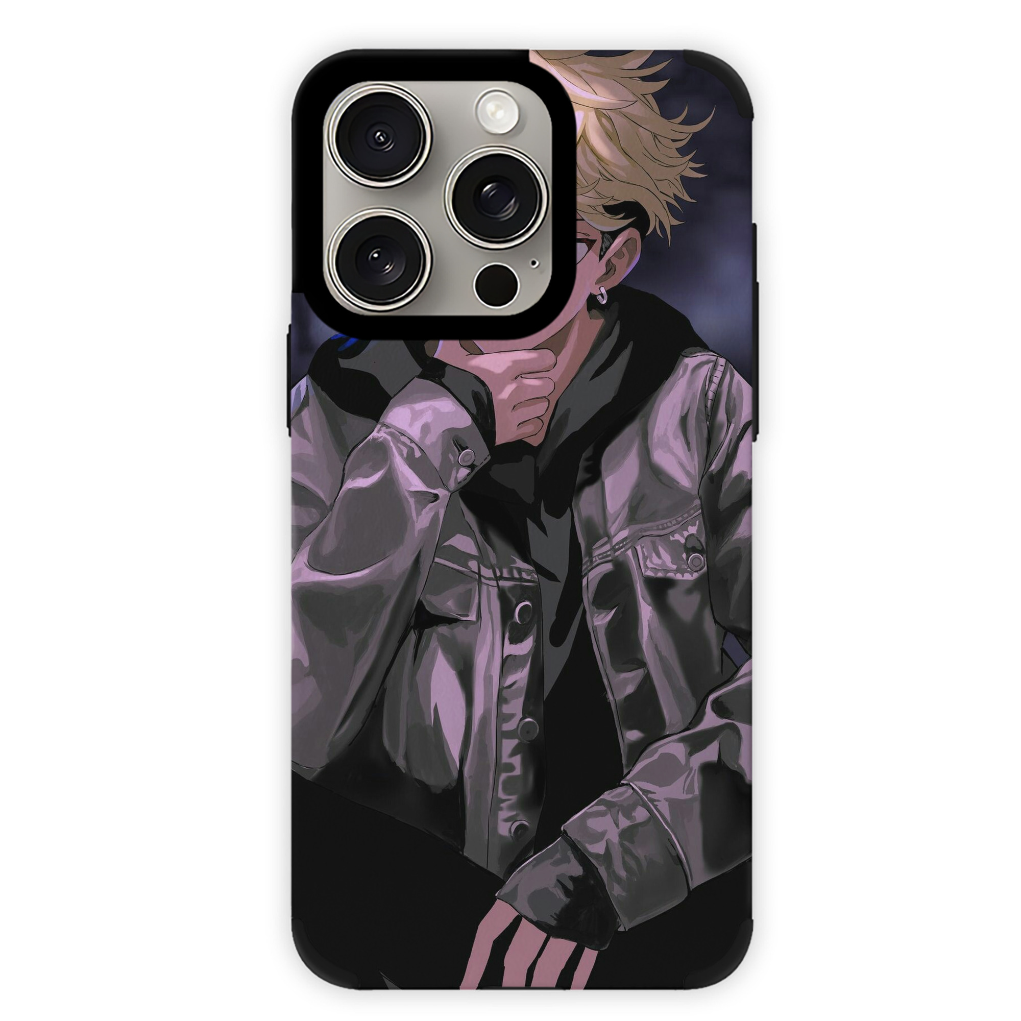 （画像用） 東京リベンジャーズ Tokyo Revengers 【iPhone15ProMax対応】 PUレザー スマホケース 耐衝撃＆黄変防止