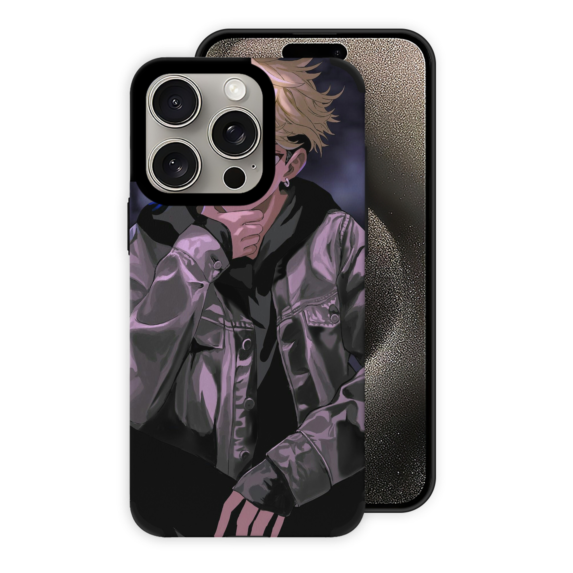 （画像用） 東京リベンジャーズ Tokyo Revengers 【iPhone15ProMax対応】 PUレザー スマホケース 耐衝撃＆黄変防止