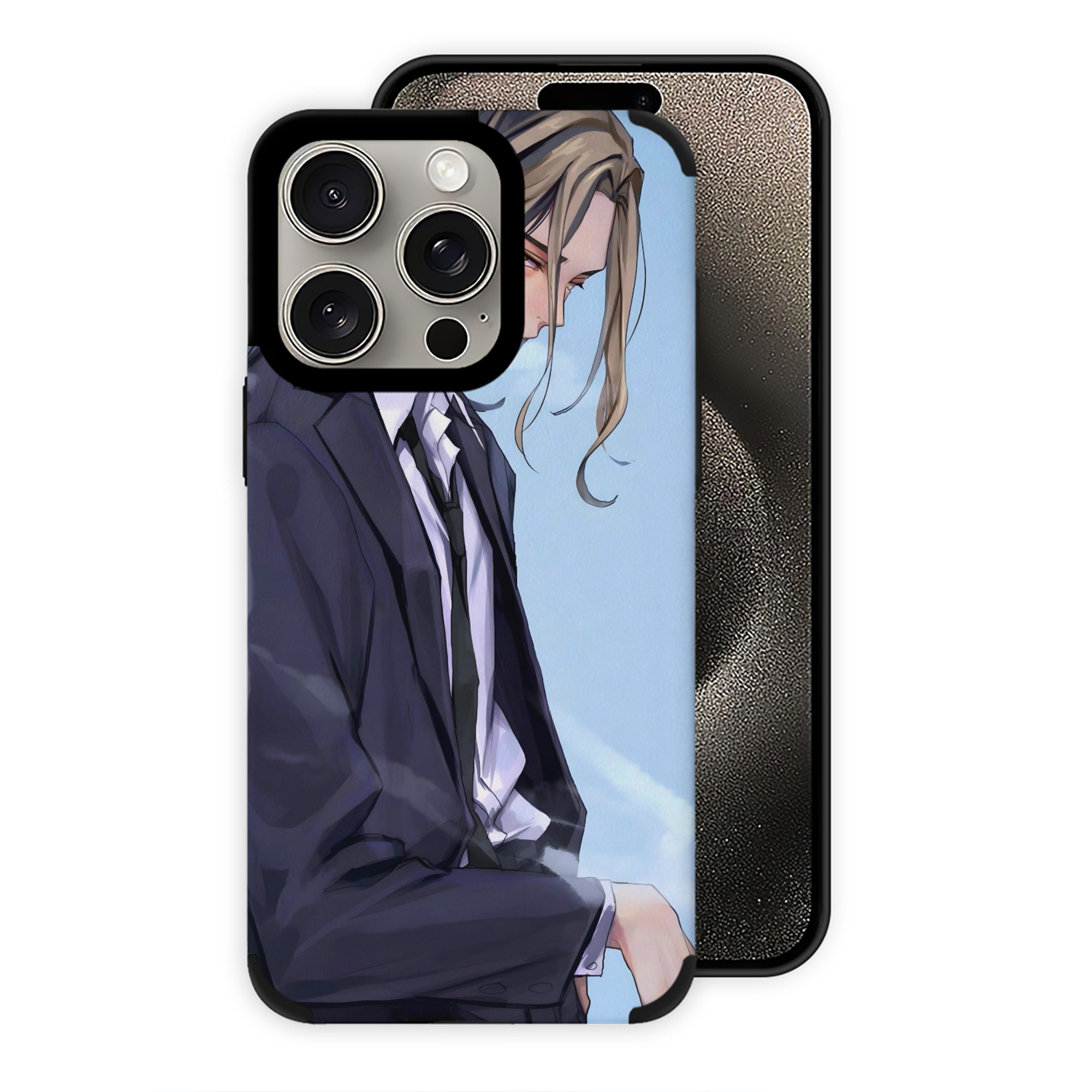 （画像用） 東京リベンジャーズ Tokyo Revengers 【iPhone15ProMax対応】 PUレザー スマホケース 耐衝撃＆黄変防止