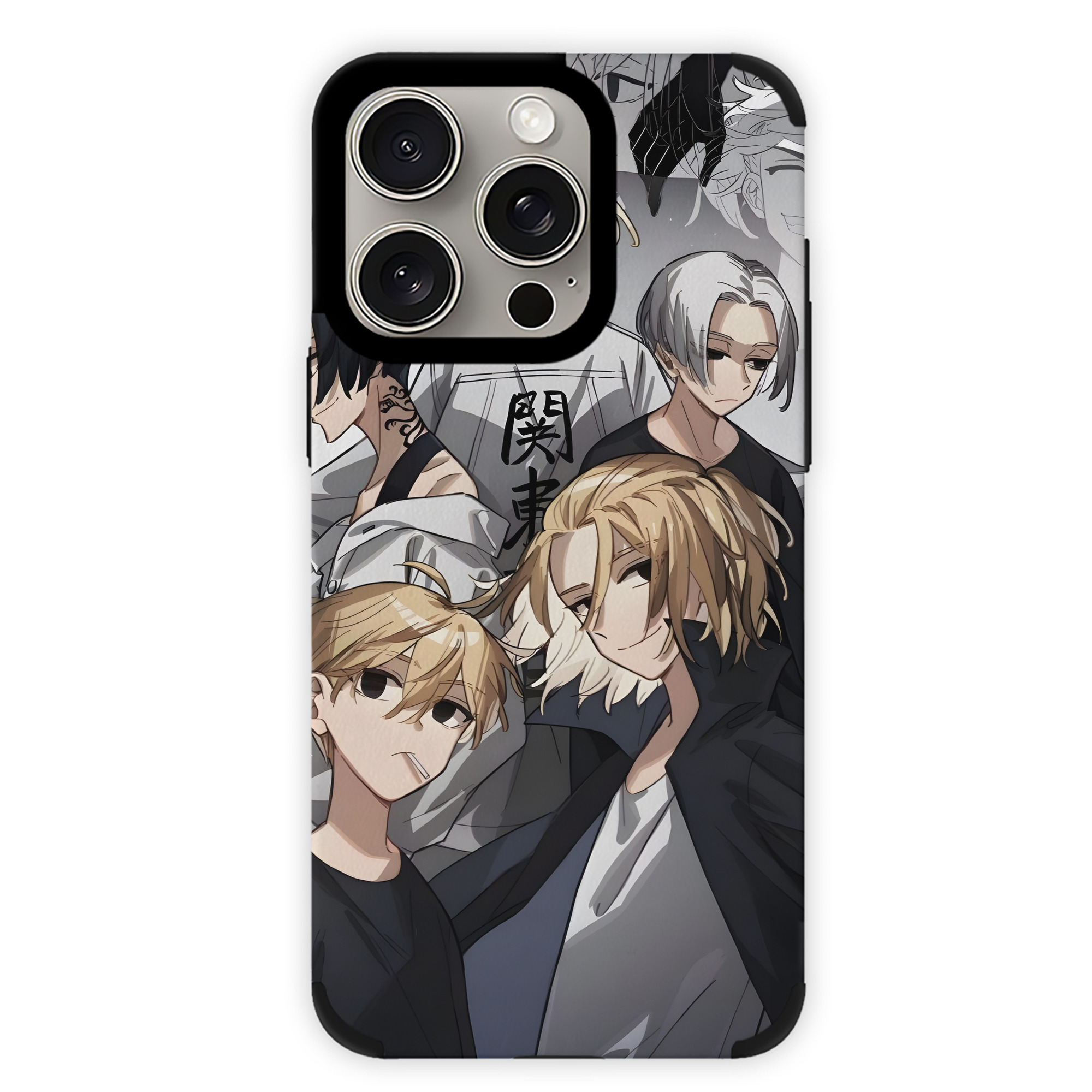 （画像用） 東京リベンジャーズ Tokyo Revengers 【iPhone15ProMax対応】 PUレザー スマホケース 耐衝撃＆黄変防止