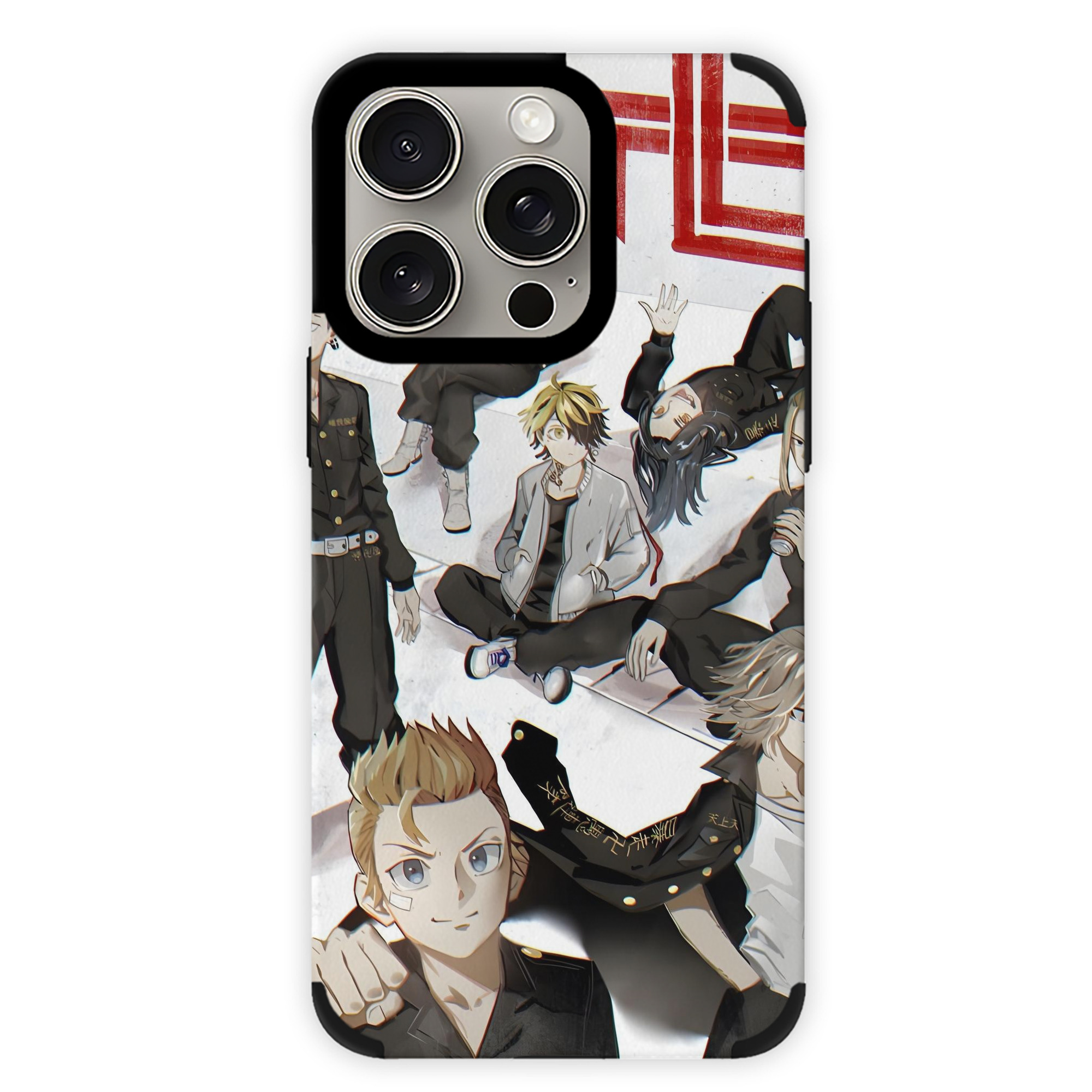 （画像用） 東京リベンジャーズ Tokyo Revengers 【iPhone15ProMax対応】 PUレザー スマホケース 耐衝撃＆黄変防止