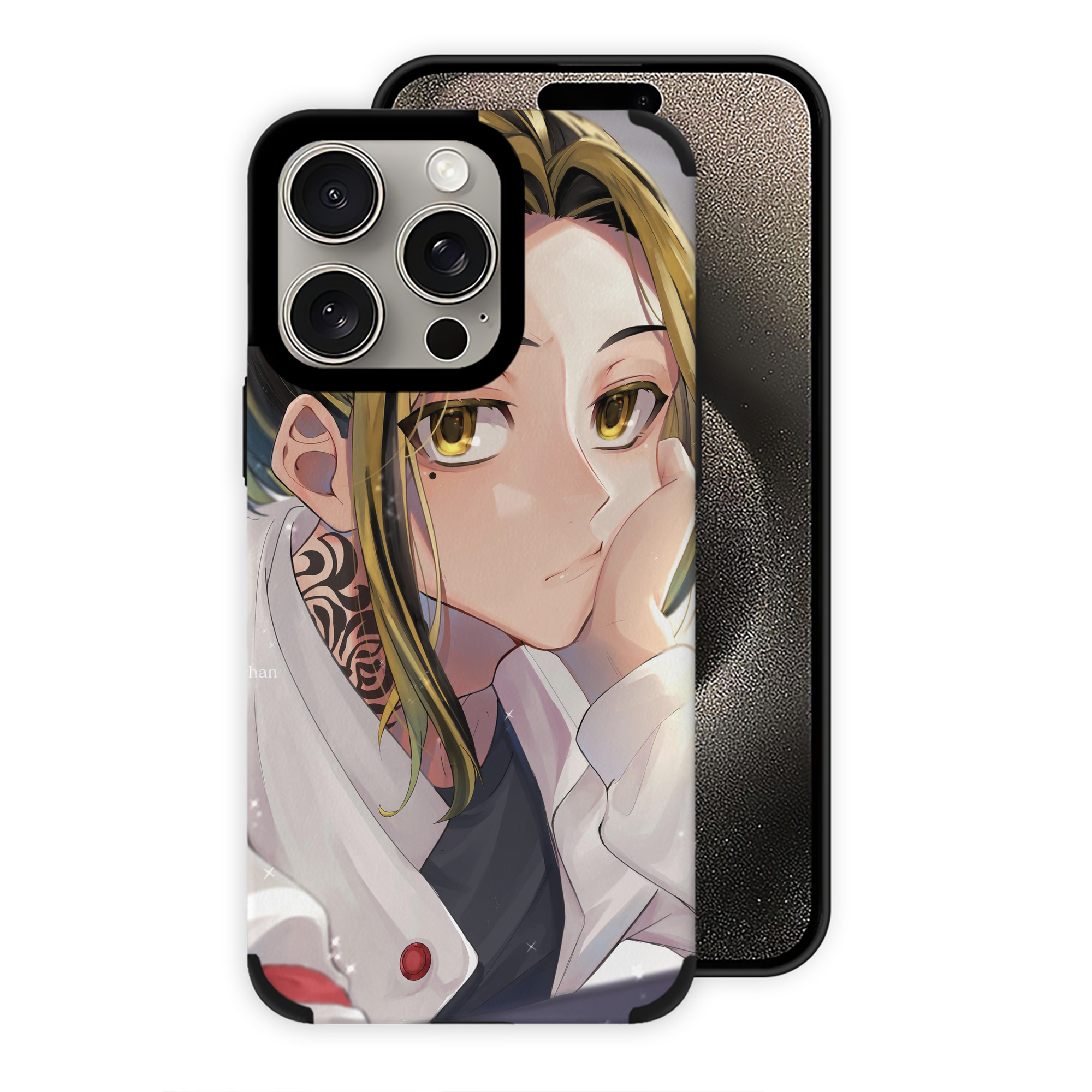 （画像用） 東京リベンジャーズ Tokyo Revengers 【iPhone15ProMax対応】 PUレザー スマホケース 耐衝撃＆黄変防止