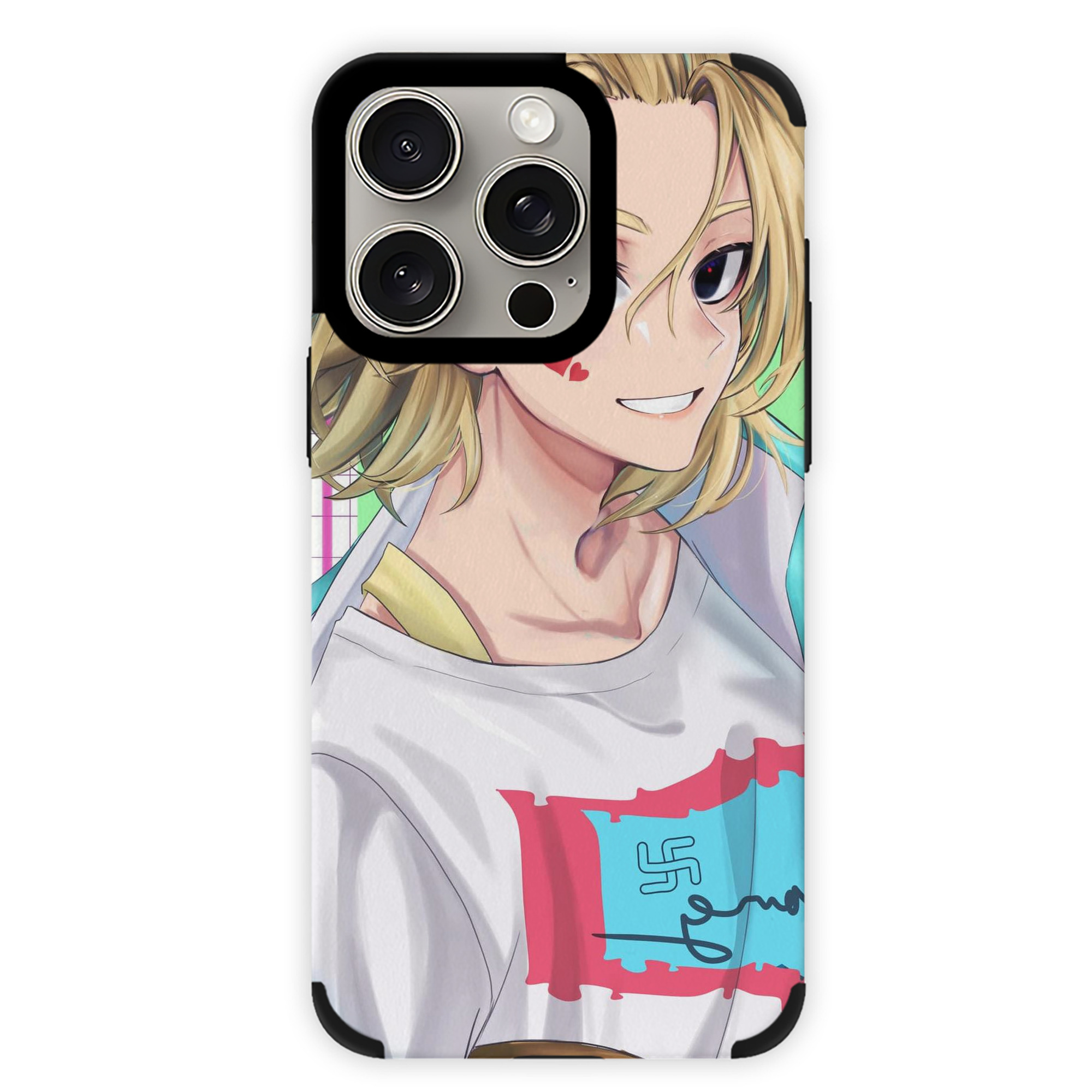 （画像用） 東京リベンジャーズ Tokyo Revengers 【iPhone15ProMax対応】 PUレザー スマホケース 耐衝撃＆黄変防止