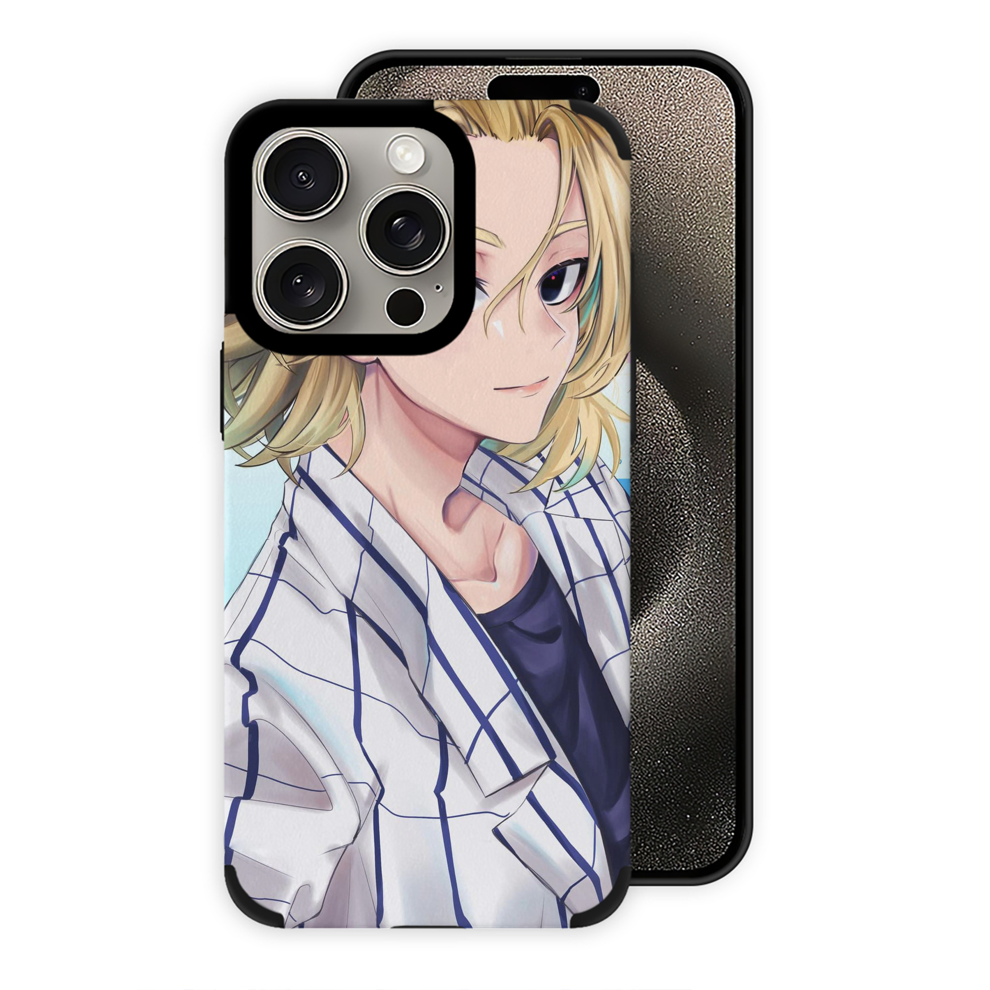 （画像用） 東京リベンジャーズ Tokyo Revengers 【iPhone15ProMax対応】 PUレザー スマホケース 耐衝撃＆黄変防止