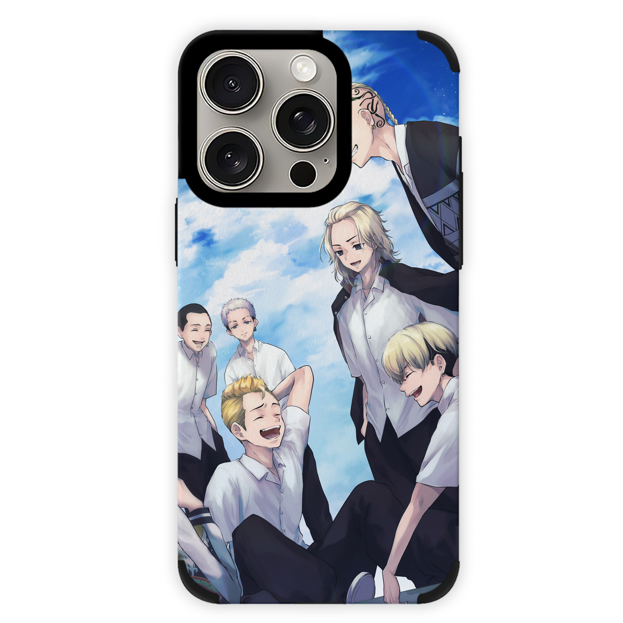 （画像用） 東京リベンジャーズ Tokyo Revengers 【iPhone15ProMax対応】 PUレザー スマホケース 耐衝撃＆黄変防止