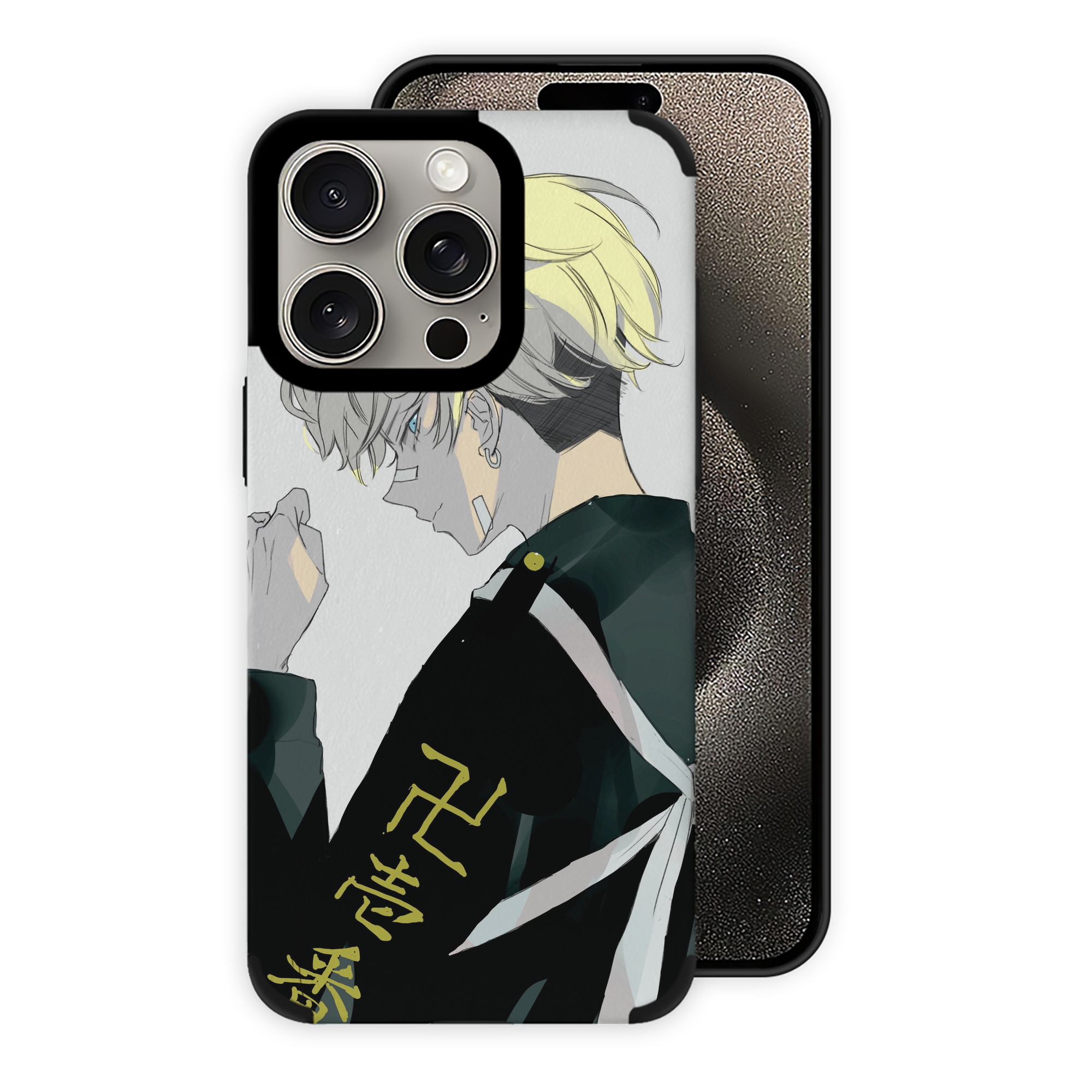 （画像用） 東京リベンジャーズ Tokyo Revengers 【iPhone15ProMax対応】 PUレザー スマホケース 耐衝撃＆黄変防止