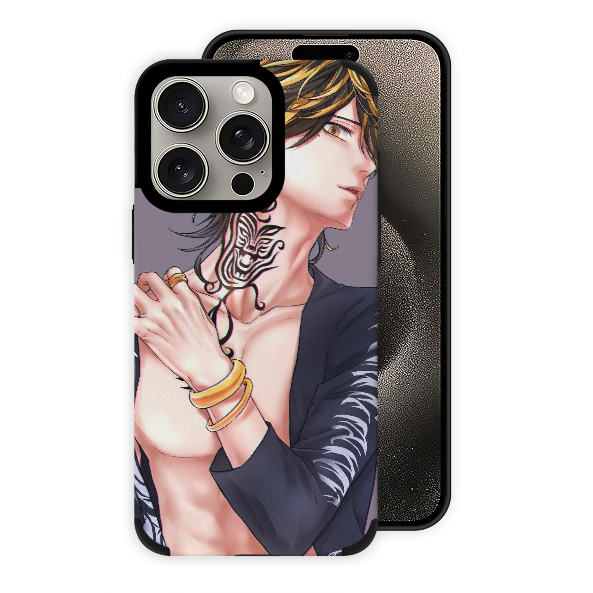 （画像用） 東京リベンジャーズ Tokyo Revengers 【iPhone15ProMax対応】 PUレザー スマホケース 耐衝撃＆黄変防止